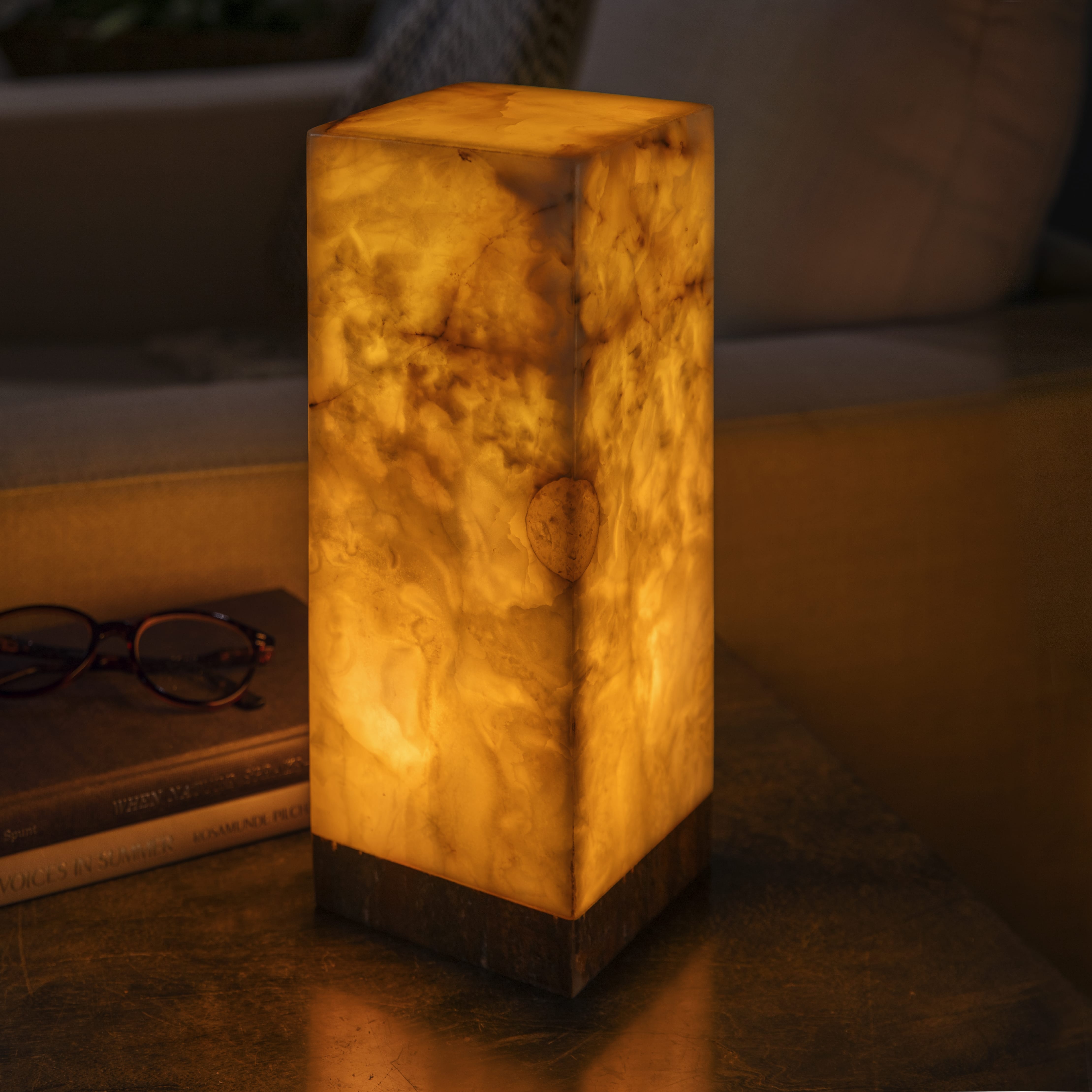 Kalifano Light Towers Onyx Light Tower from Mexico - 12" LT30X12.027