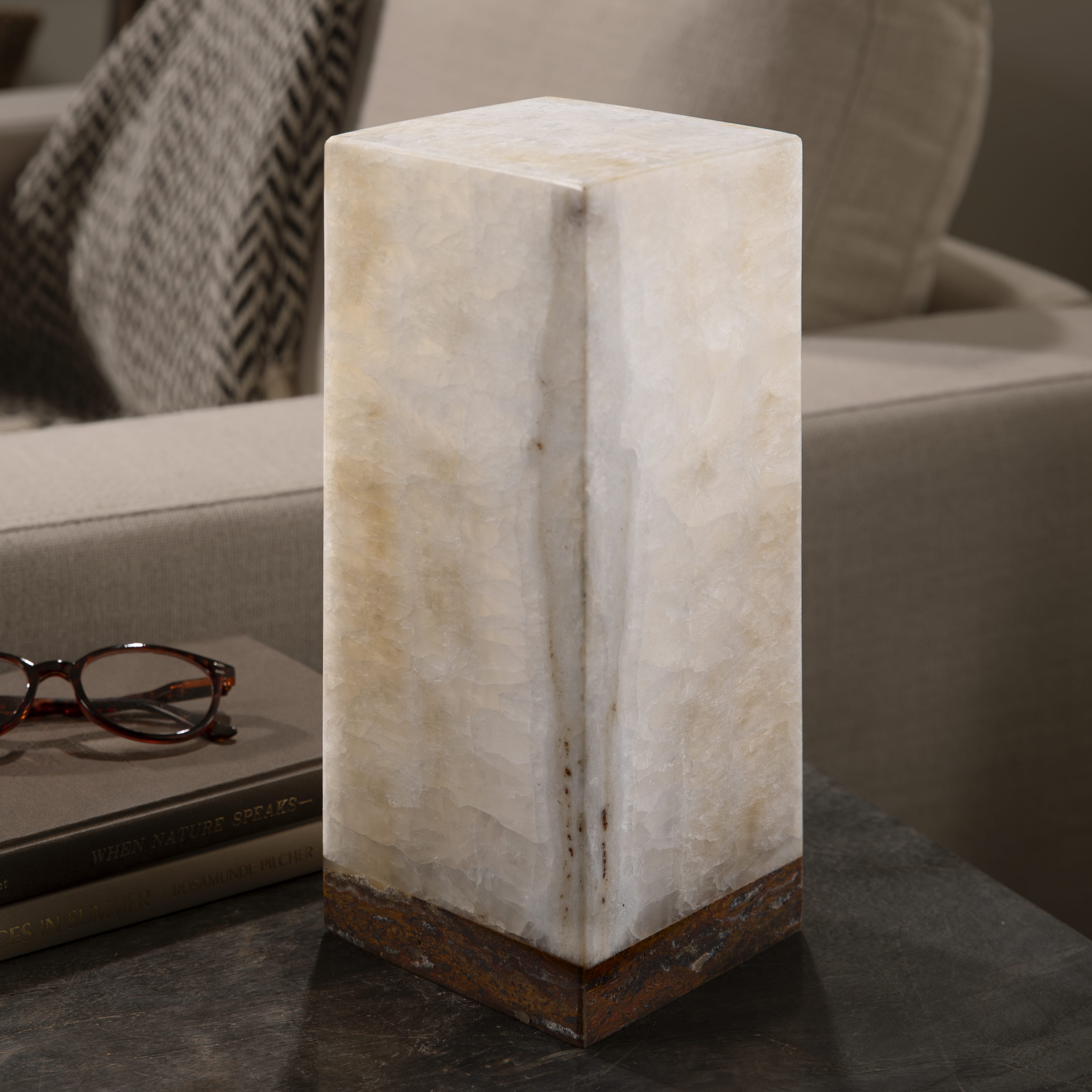 Kalifano Light Towers Onyx Light Tower from Mexico - 12" LT30X12.030