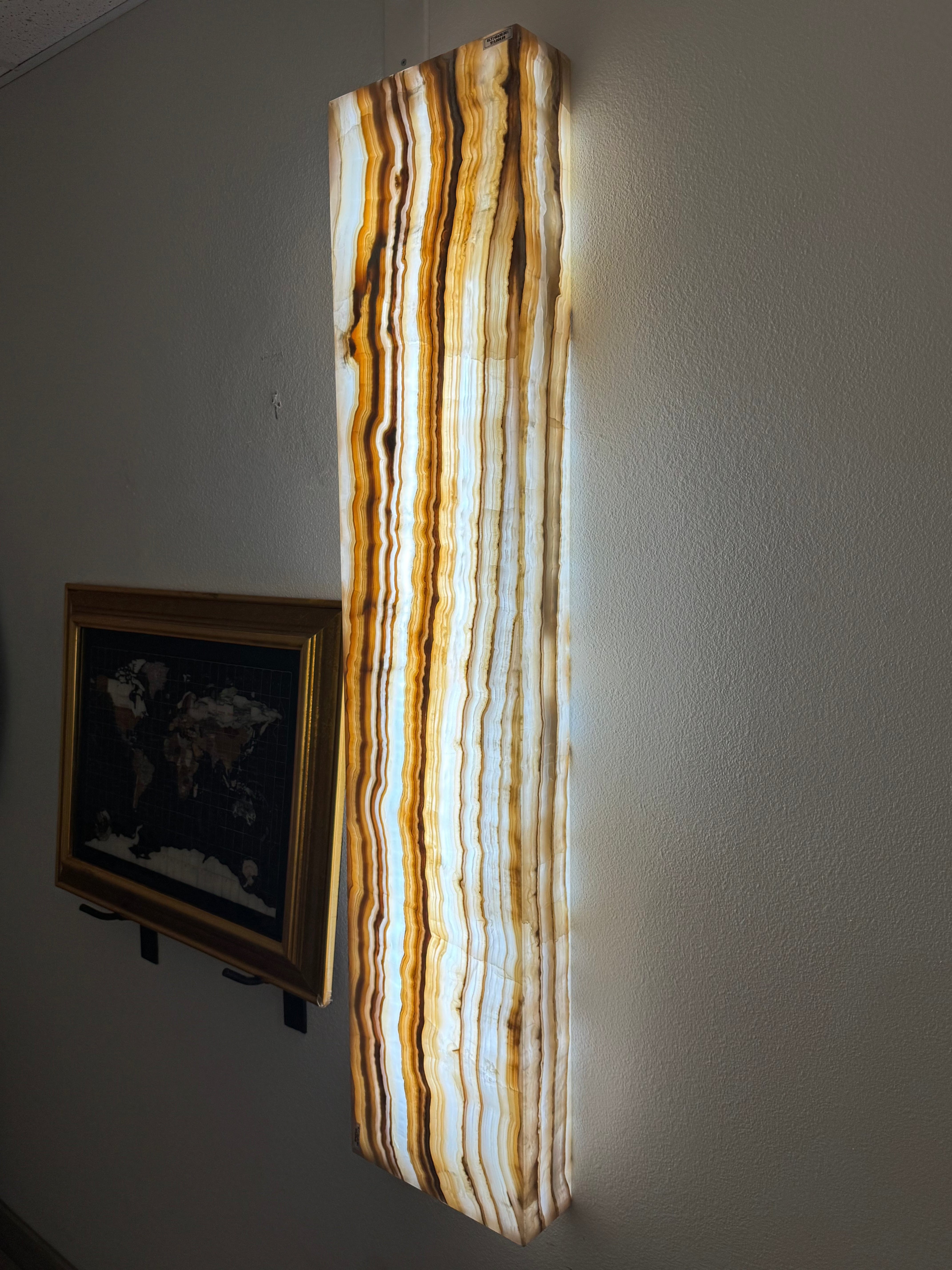 Kalifano Light Towers Onyx Wall Light Panel - 55" LT140x30.001