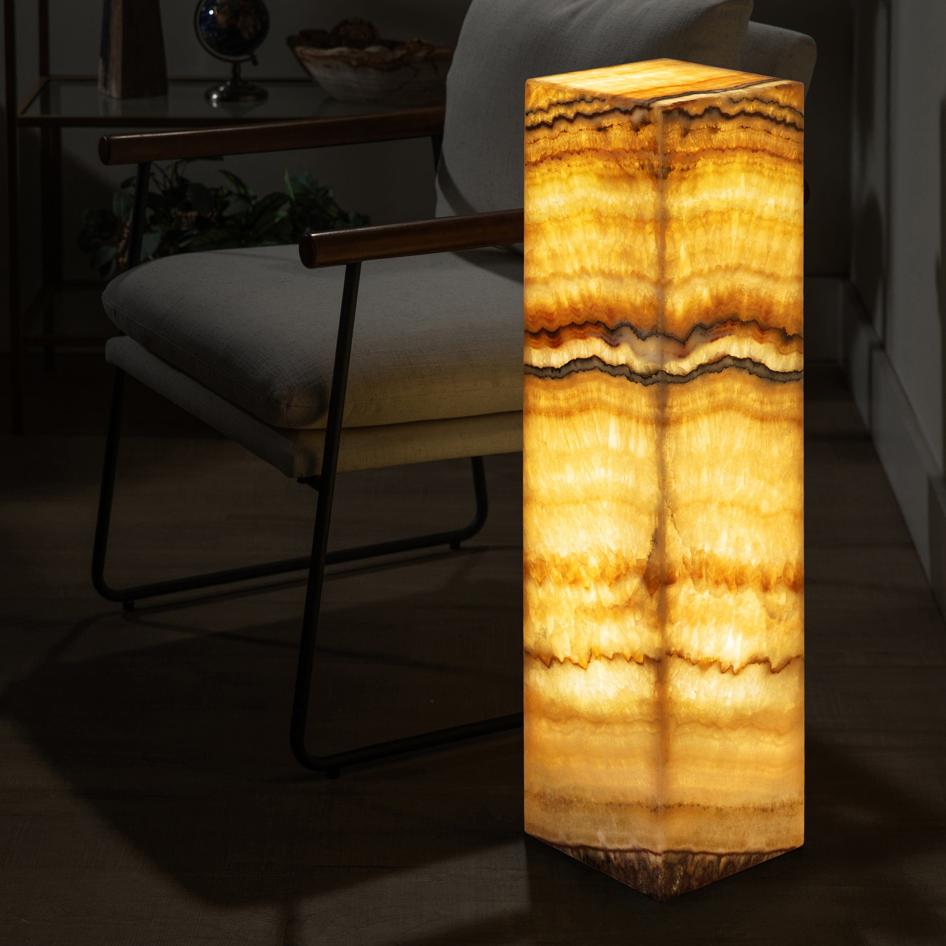 Kalifano Light Towers Rainbow Onyx Light Tower - 32 in LT80X20.016