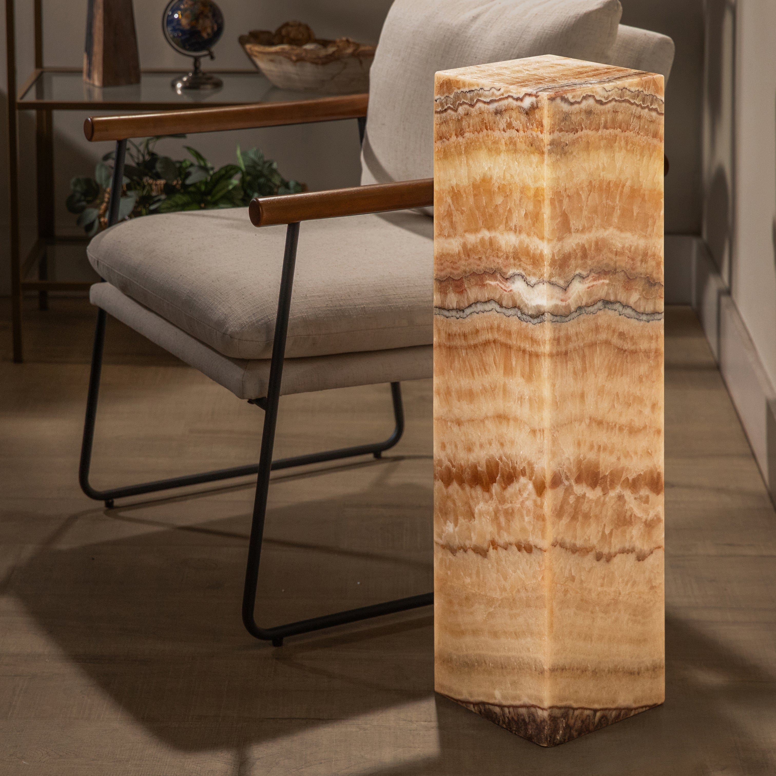 Kalifano Light Towers Rainbow Onyx Light Tower - 32 in LT80X20.016