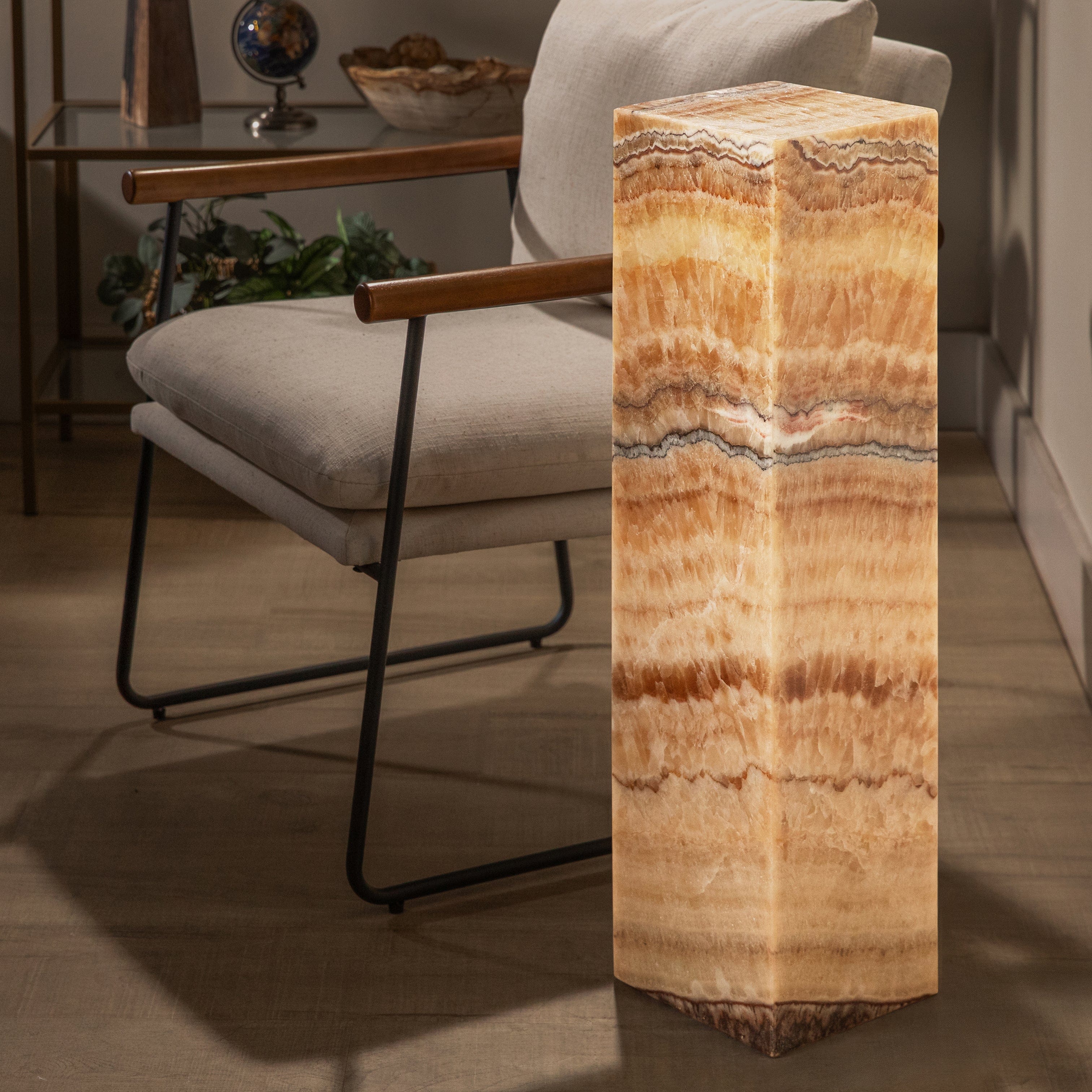 Kalifano Light Towers Rainbow Onyx Light Tower - 32 in LT80X20.016