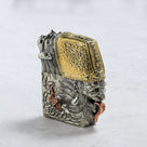 Two Faced Ghost of Impermanence 925 Sterling Silver & Copper Lighter Case
