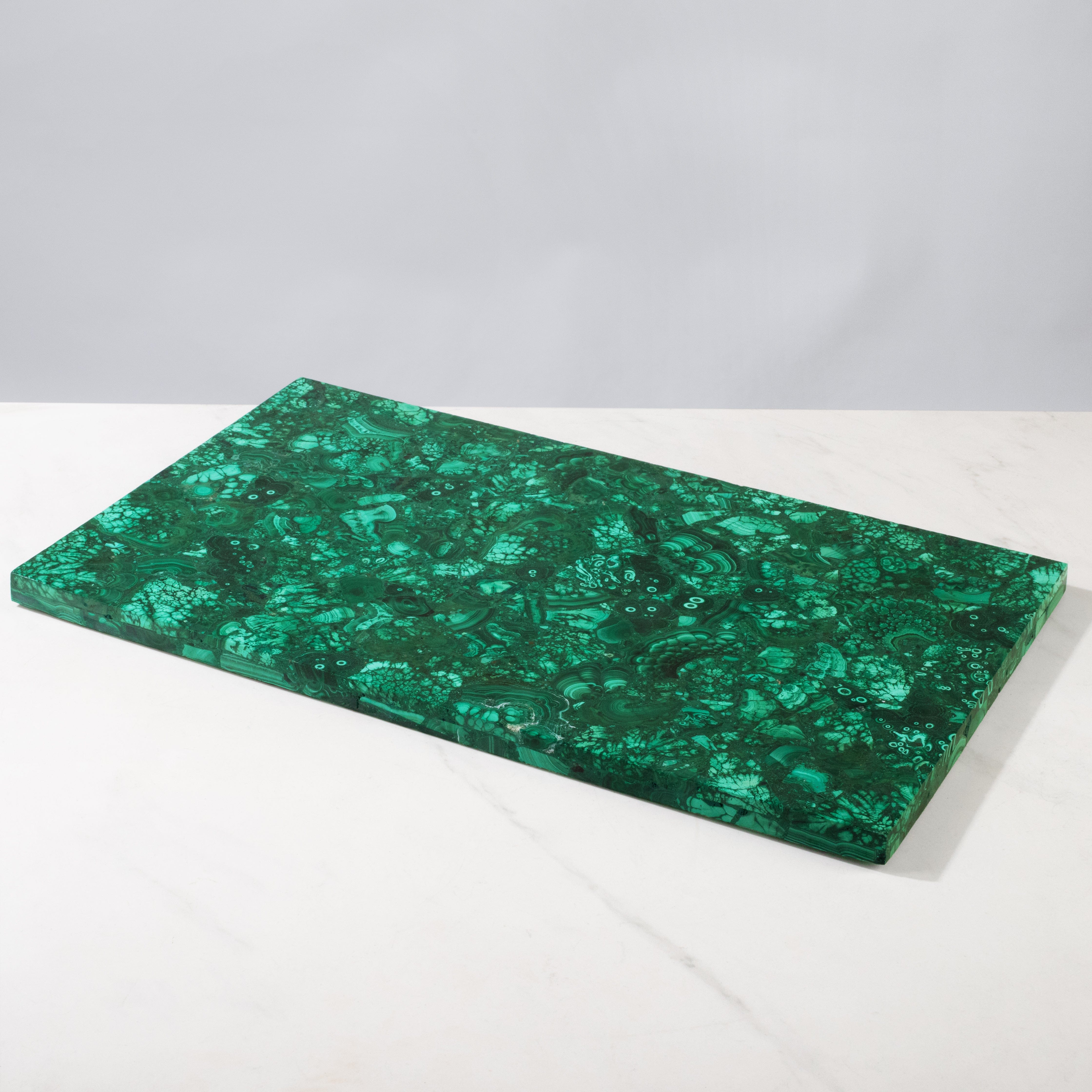 Kalifano Malachite Malachite Table - 17" MAT9600.001