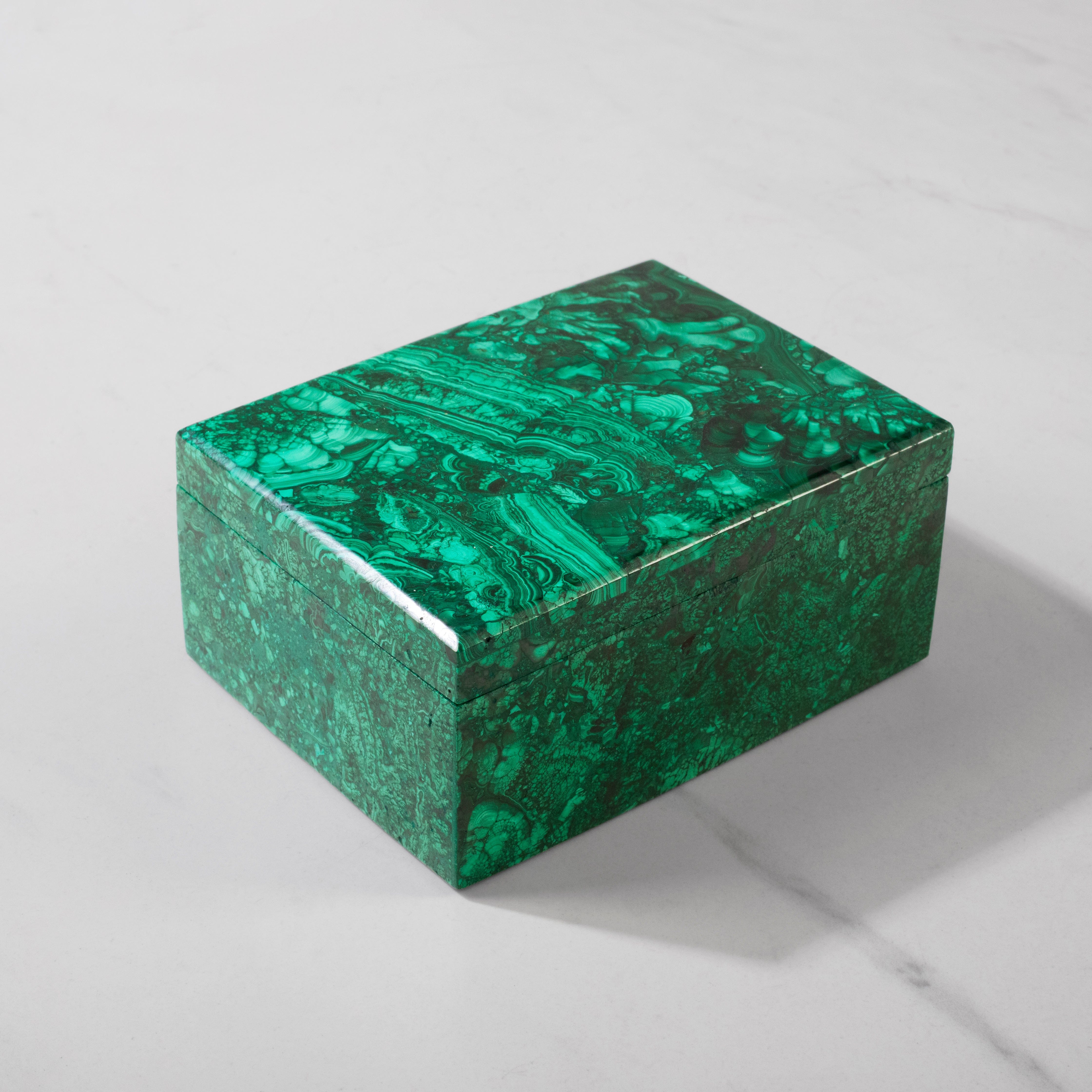 Kalifano Malachite Natural Congo Malachite Vanity Box - 4" / 763 grams MAB3100.002