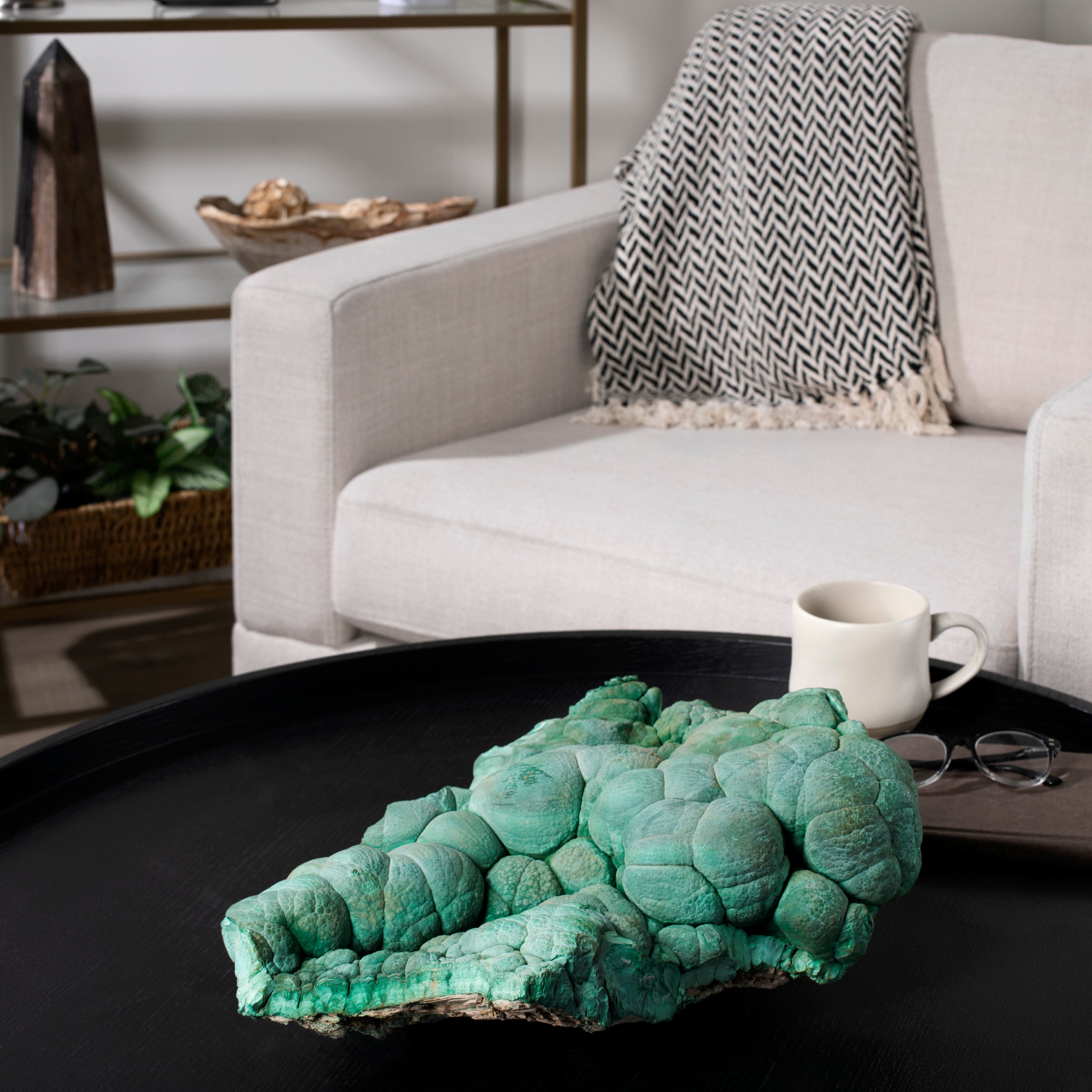 Kalifano Malachite Natural Malachite Freeform Specimen from Congo - 16" / 38.4 lbs MA19200.002