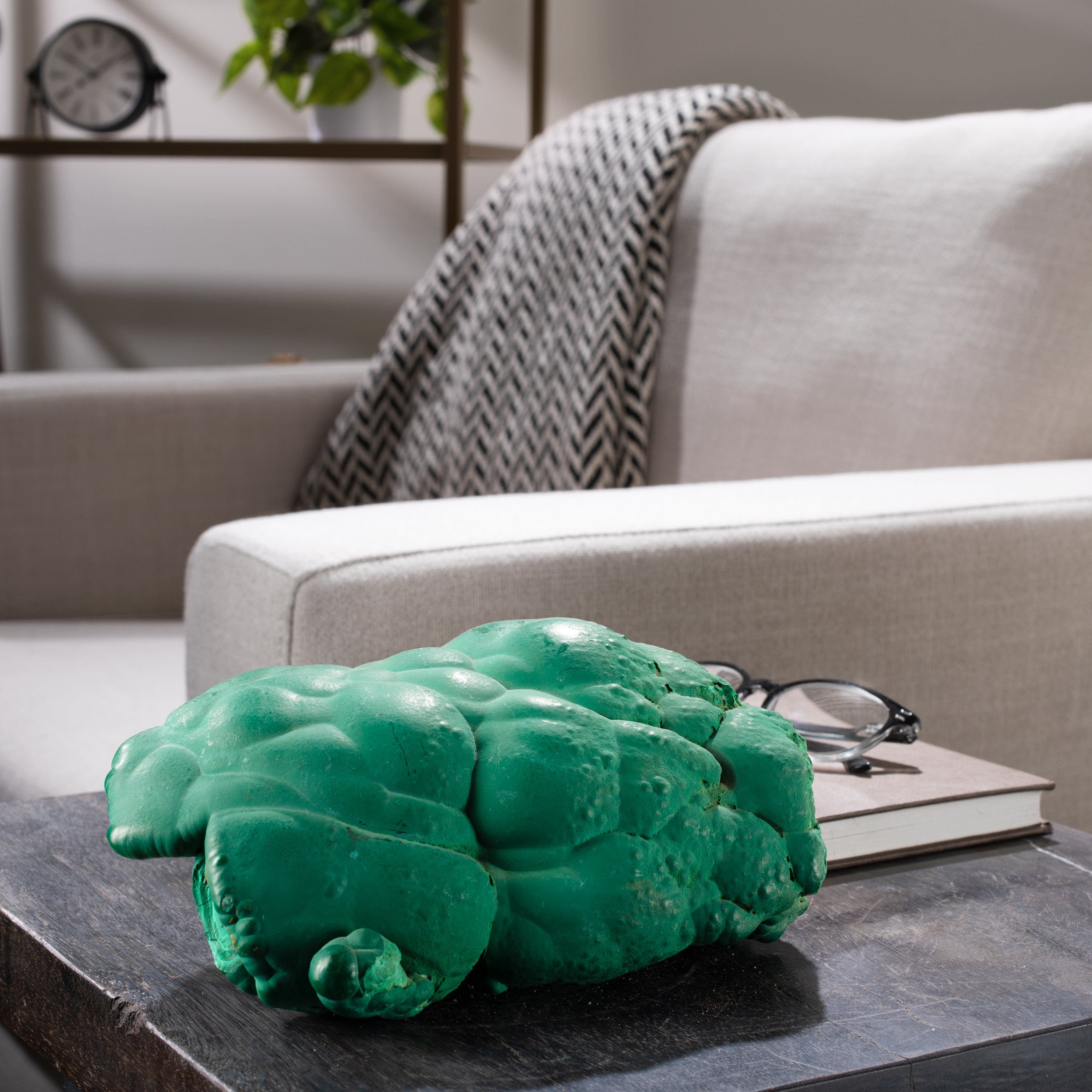 Kalifano Malachite Natural Malachite Freeform Specimen from Congo - 9.25" / 14.2 lbs MA8600.001
