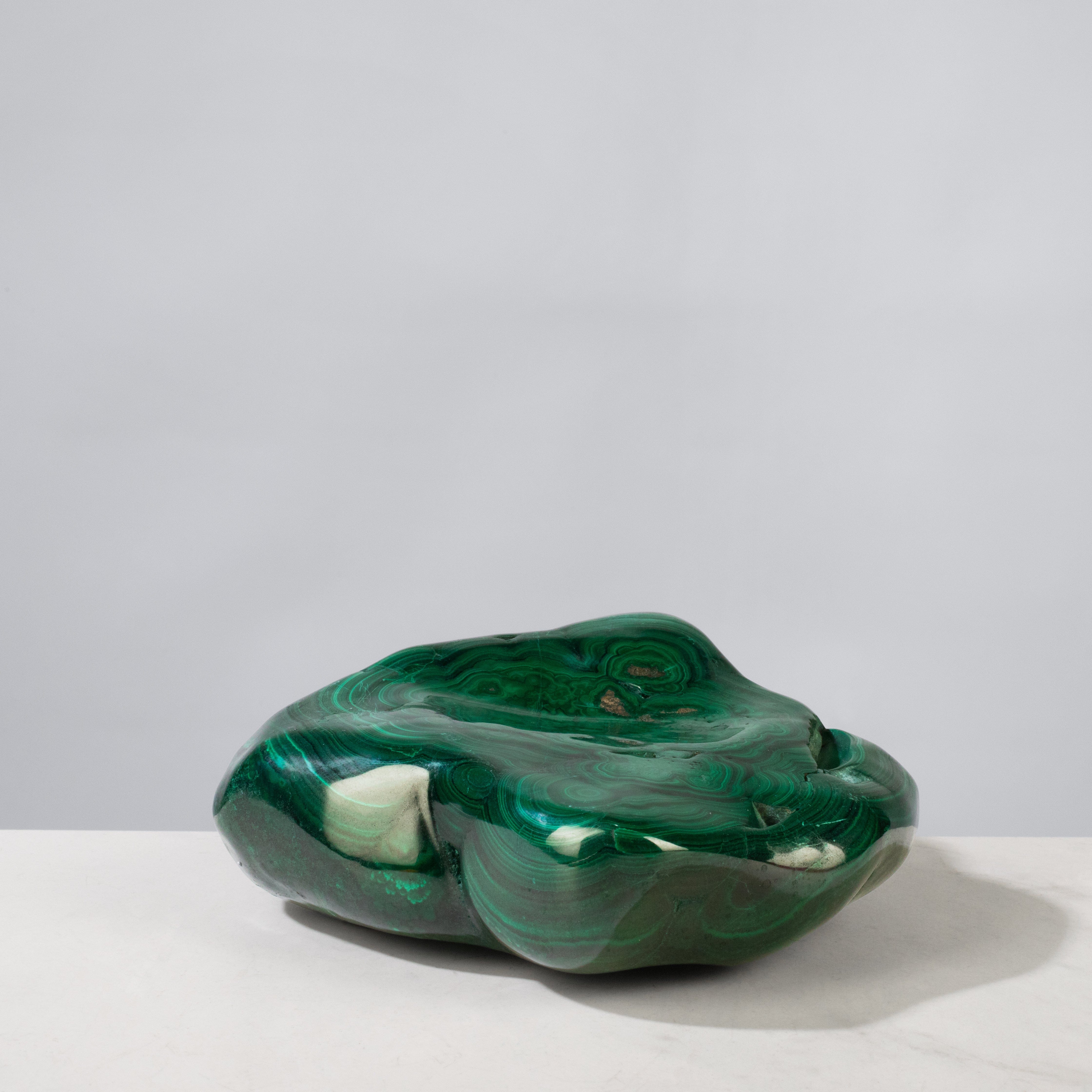 Kalifano Malachite Natural Malachite Polished Freeform Specimen from Congo - 6" / 2,088 g MA1600.006