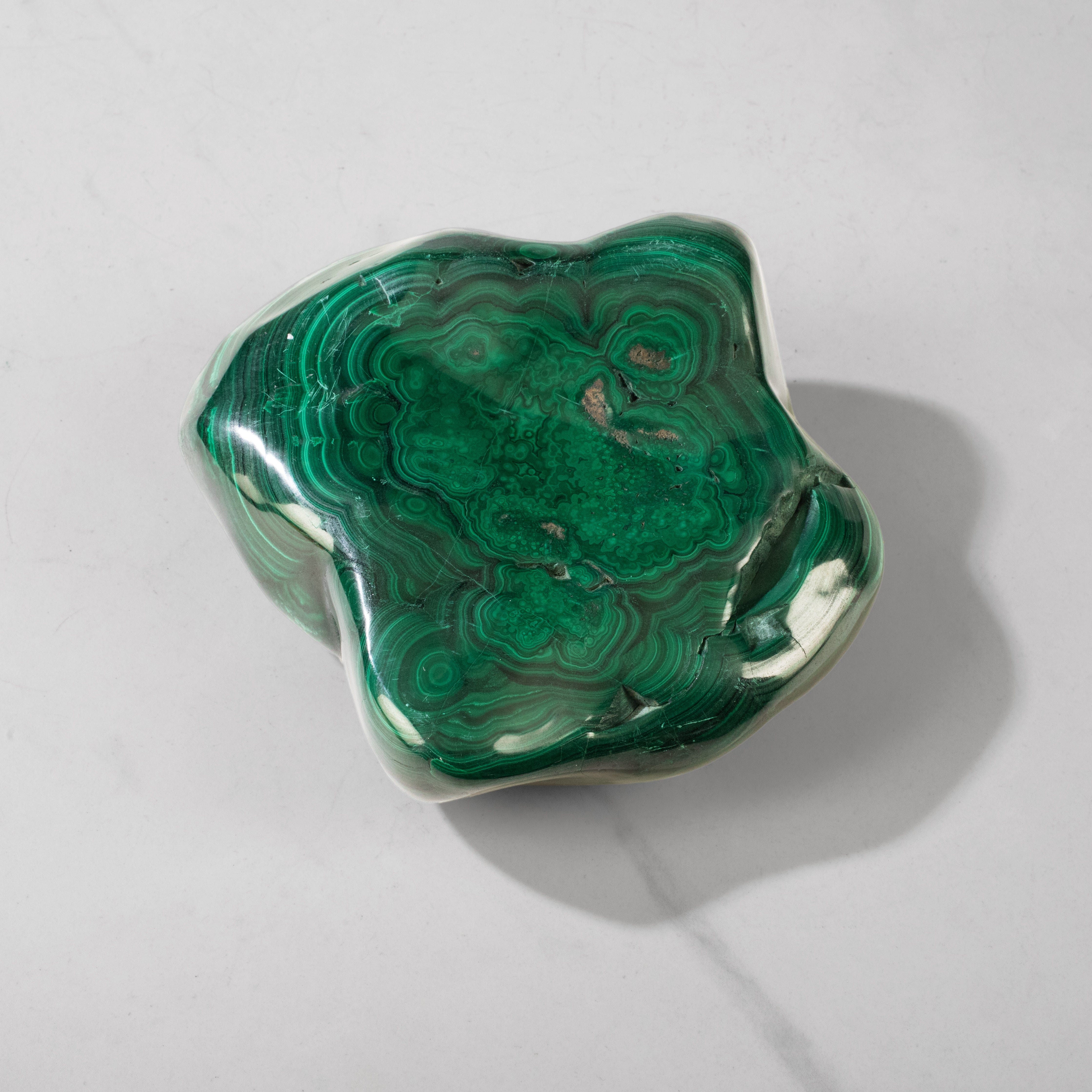 Kalifano Malachite Natural Malachite Polished Freeform Specimen from Congo - 6" / 2,088 g MA1600.006