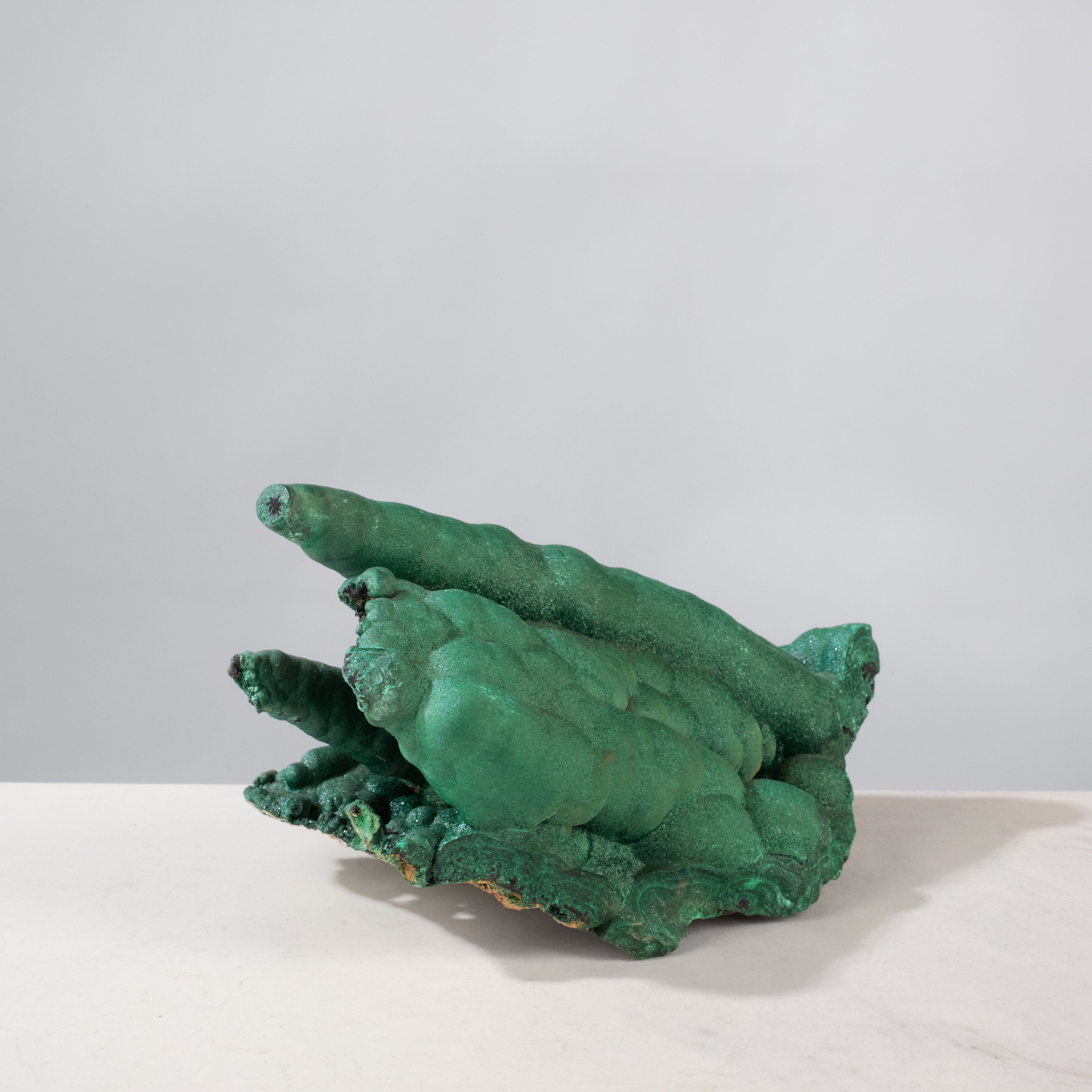 Kalifano Malachite Natural Malachite Polished Freeform Specimen from Congo- 6.5" / 1,294 g MA3200.004
