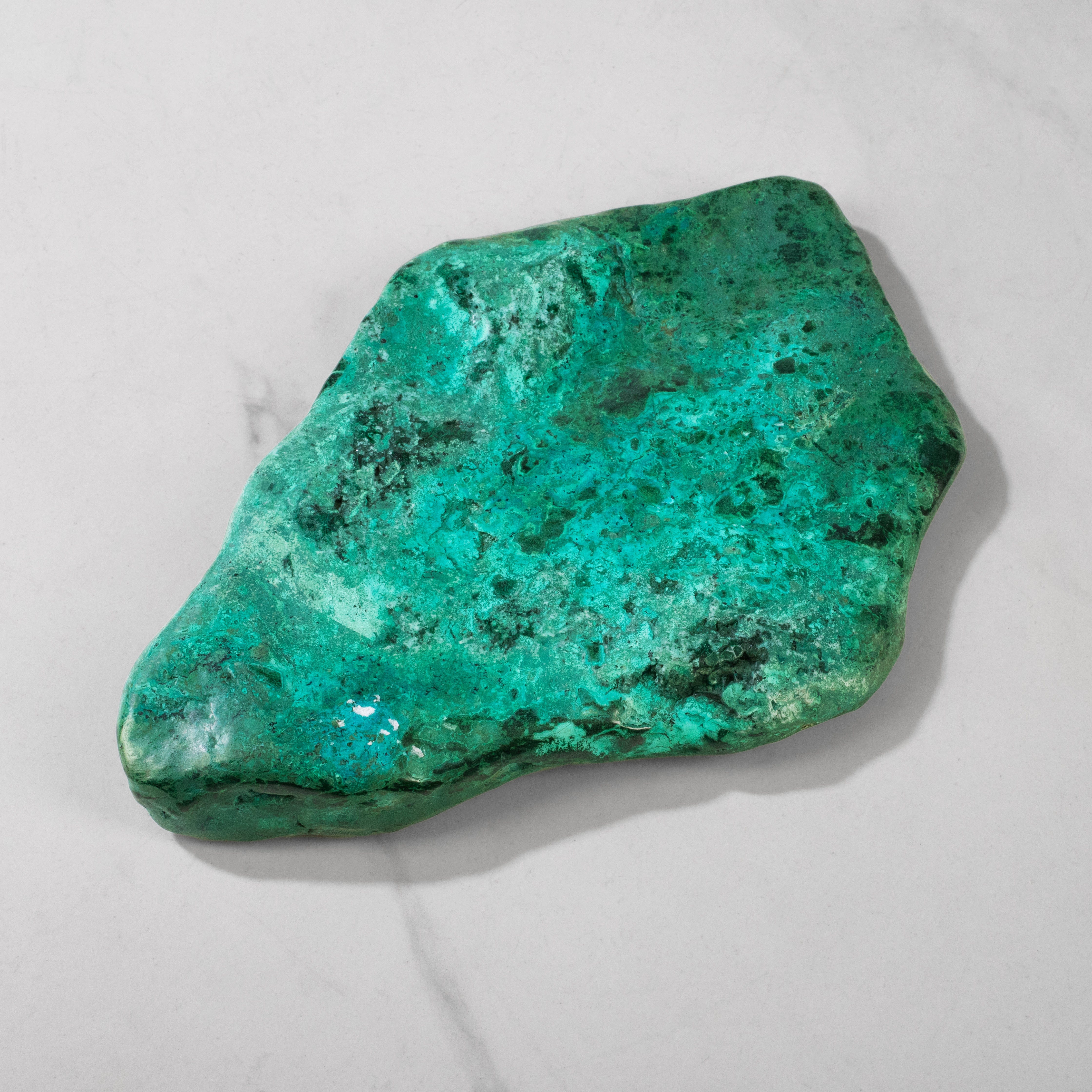 Kalifano Malachite Natural Malachite Polished Freeform Specimen from Congo - 9.5" / 976 g MA2000.005