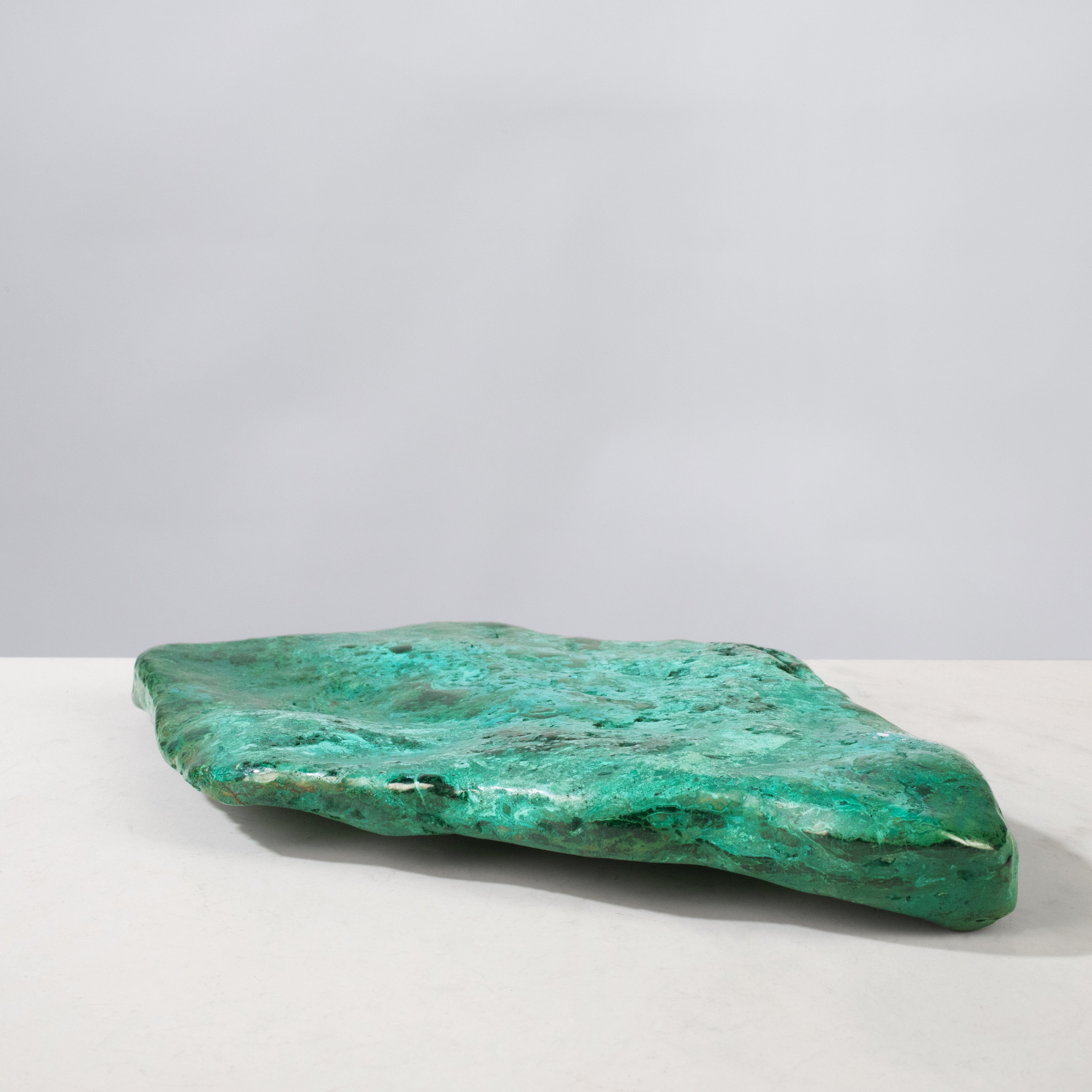Kalifano Malachite Natural Malachite Polished Freeform Specimen from Congo - 9.5" / 976 g MA2000.005