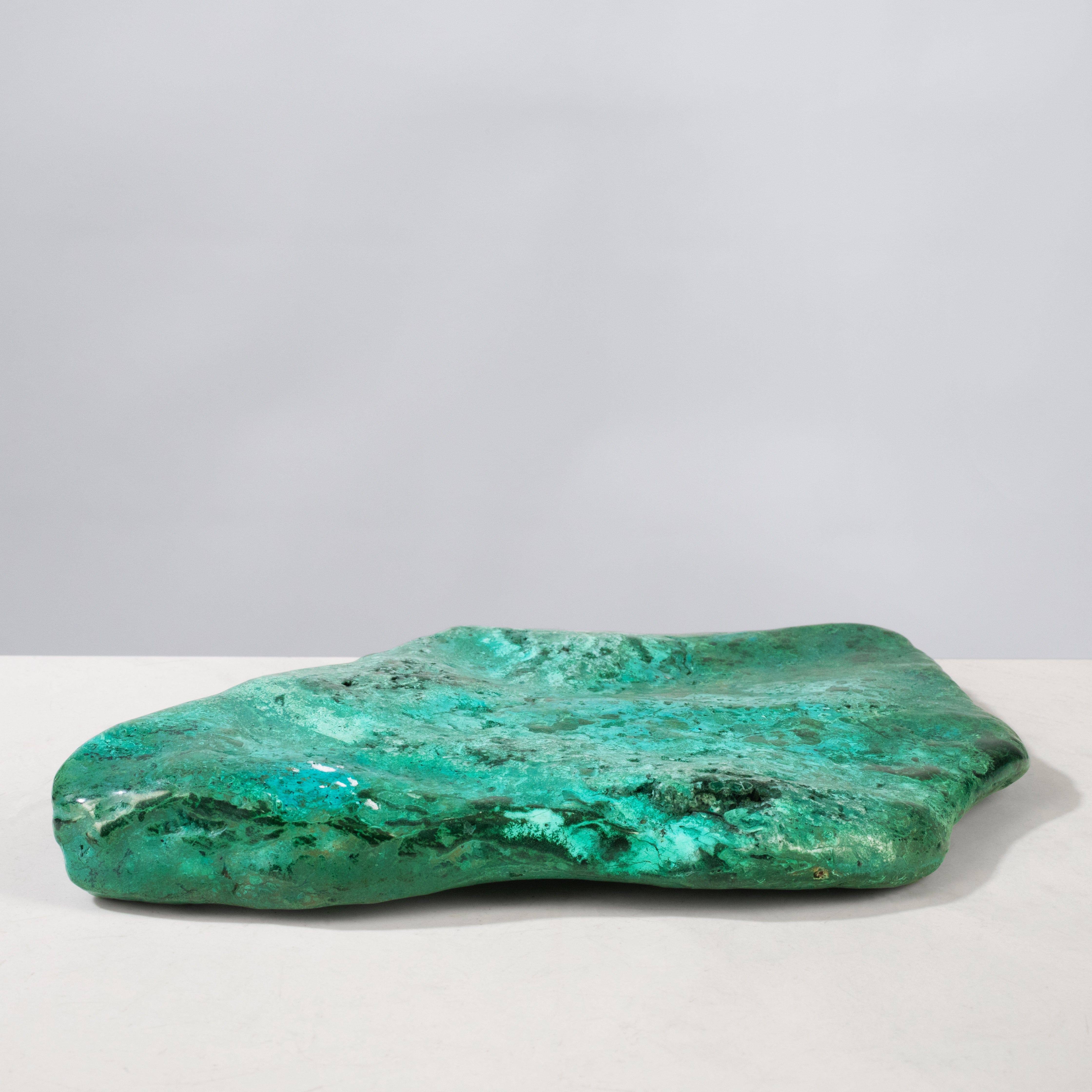 Kalifano Malachite Natural Malachite Polished Freeform Specimen from Congo - 9.5" / 976 g MA2000.005