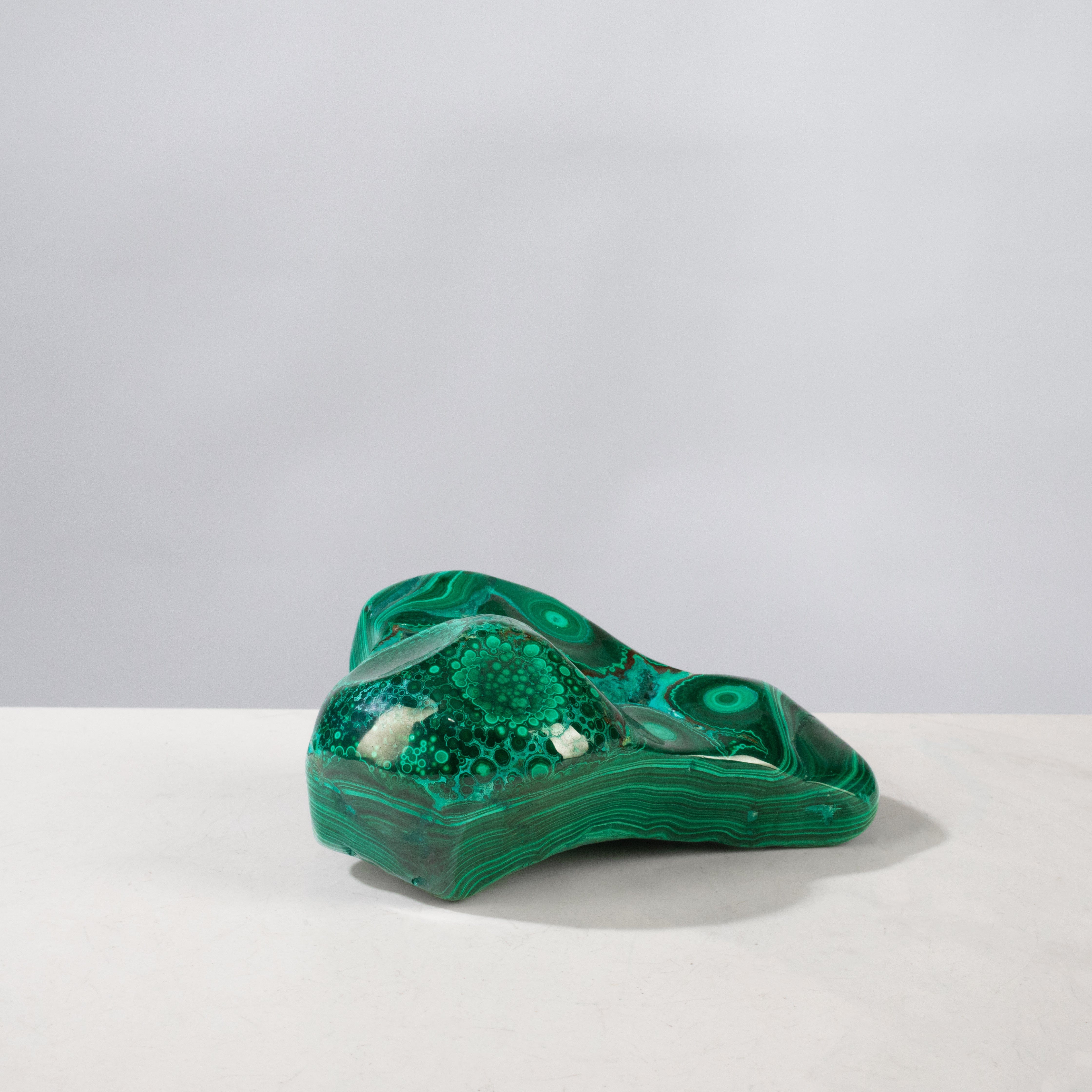 Kalifano Malachite Natural Malachite with Chrysocolla Freeform From Congo - 5" / 890g MAC1200.004