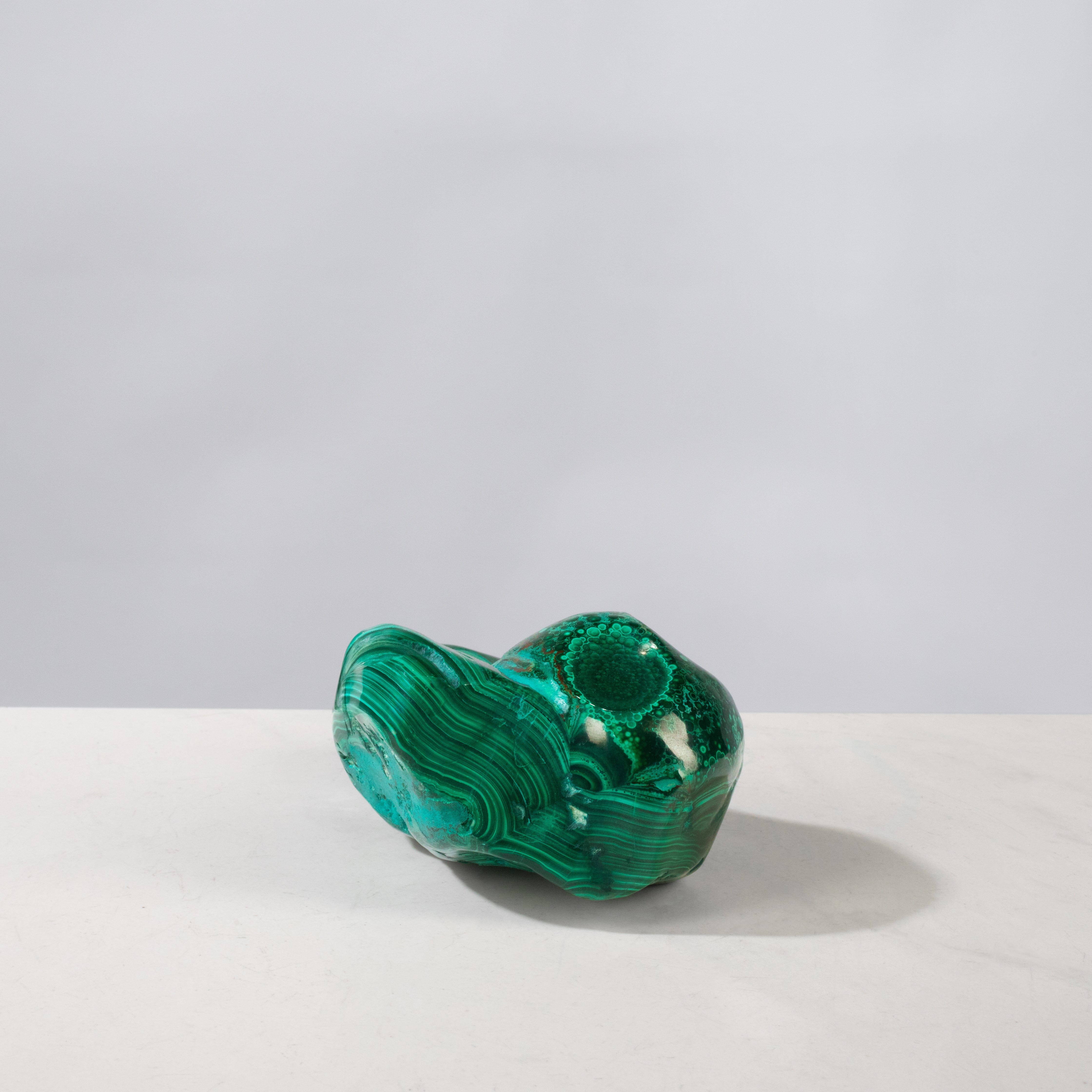 Kalifano Malachite Natural Malachite with Chrysocolla Freeform From Congo - 5" / 890g MAC1200.004
