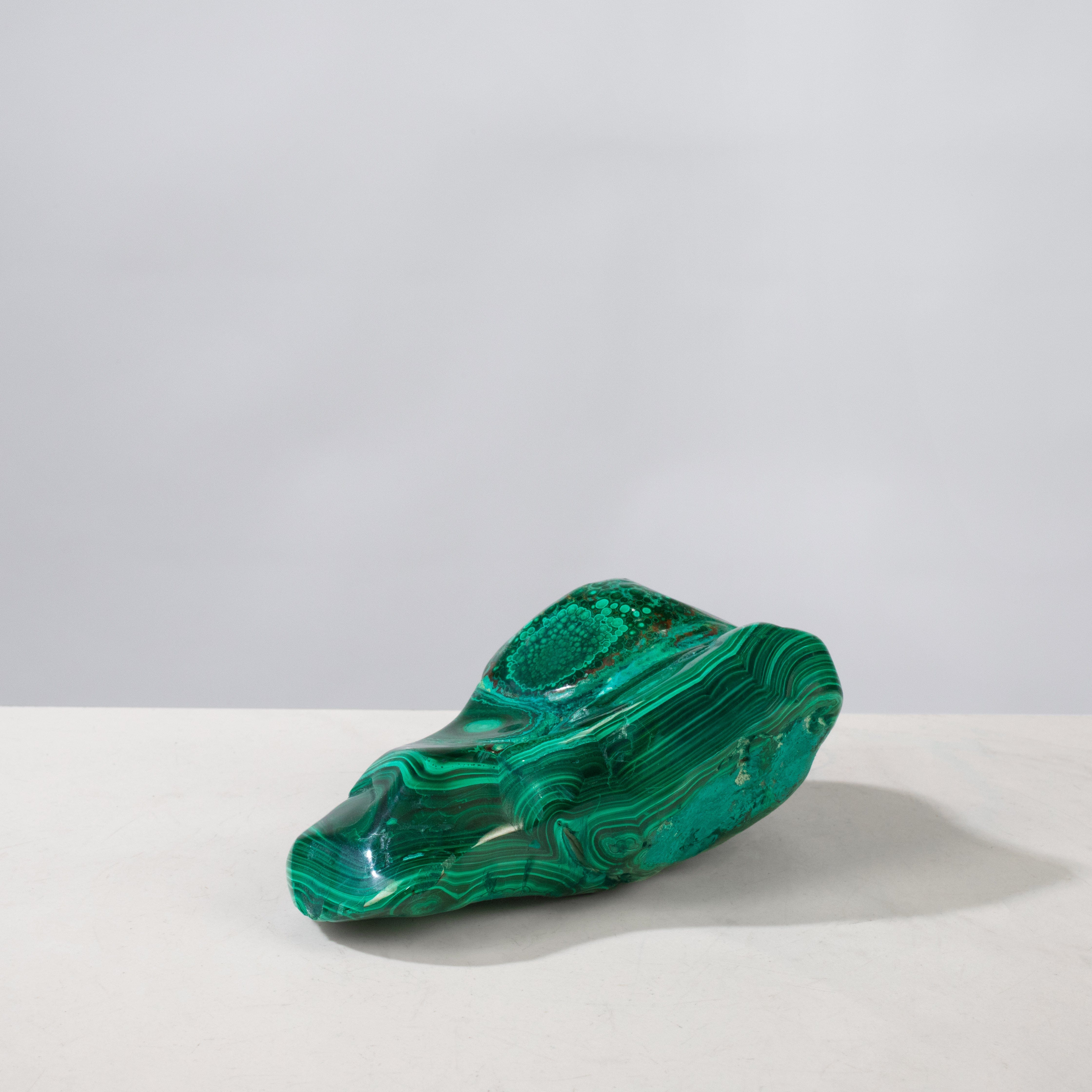 Kalifano Malachite Natural Malachite with Chrysocolla Freeform From Congo - 5" / 890g MAC1200.004