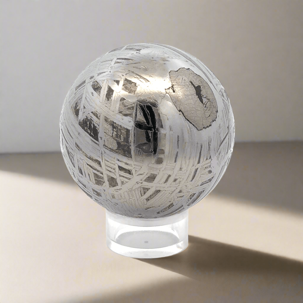 Kalifano Meteorites Aletai Iron Meteorite Sphere from Xinjiang, China 2" / 560 grams MTA44000.001
