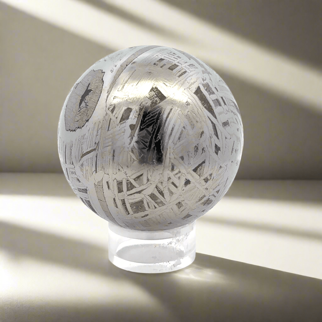 Kalifano Meteorites Aletai Iron Meteorite Sphere from Xinjiang, China 2" / 560 grams MTA44000.001