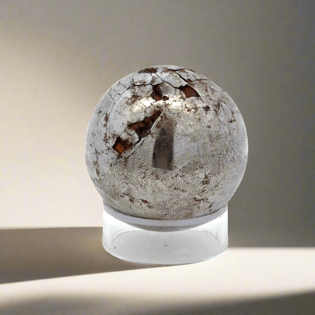 Kalifano Meteorites Campo del Cielo Iron Meteorite Sphere from Chaco, Argentina 1.5" / 284 grams MTCC11600.001