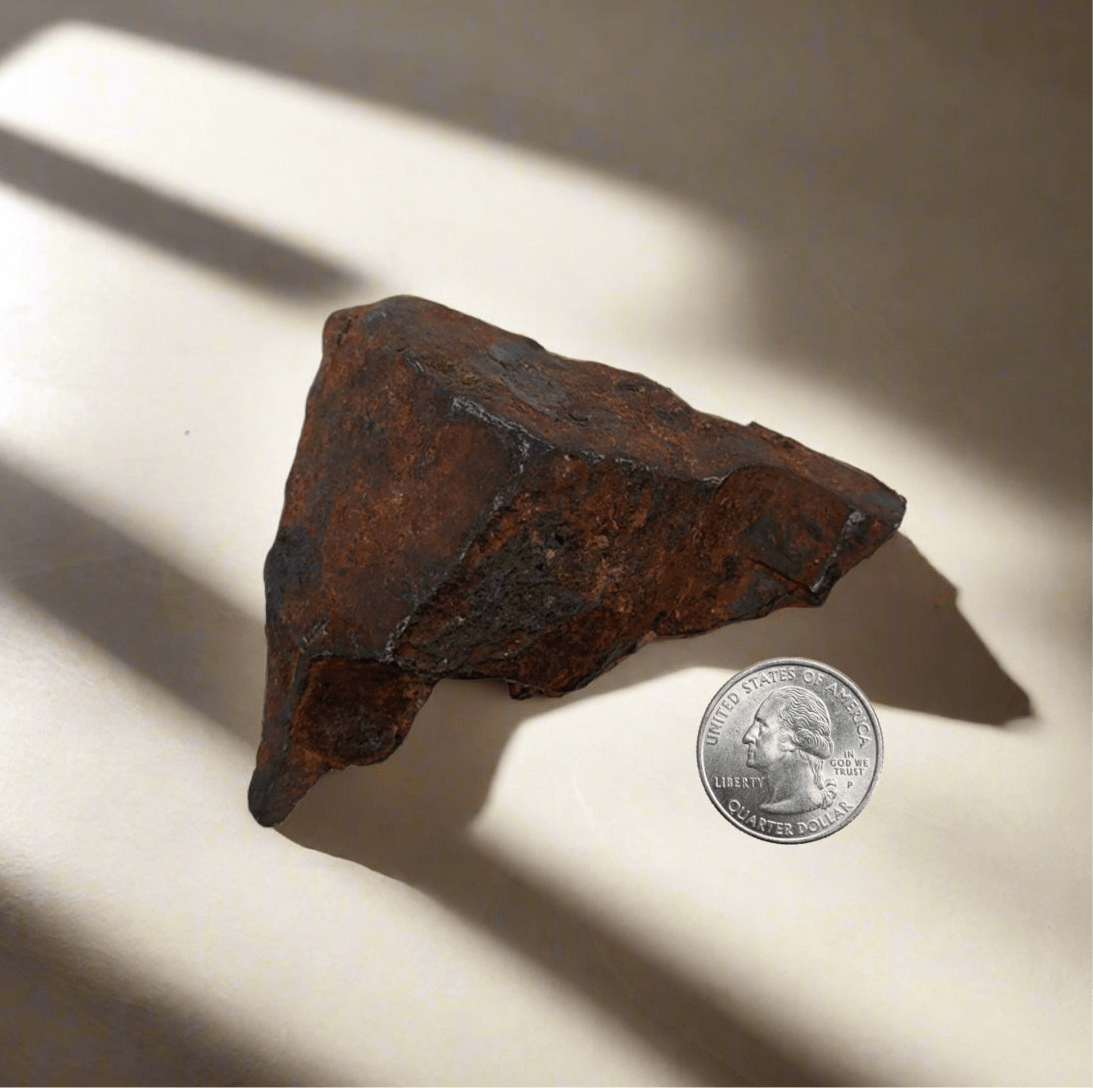 Kalifano Meteorites Gibeon Iron Meteorite from Namibia 3.5" / 190 grams MTG11200.001