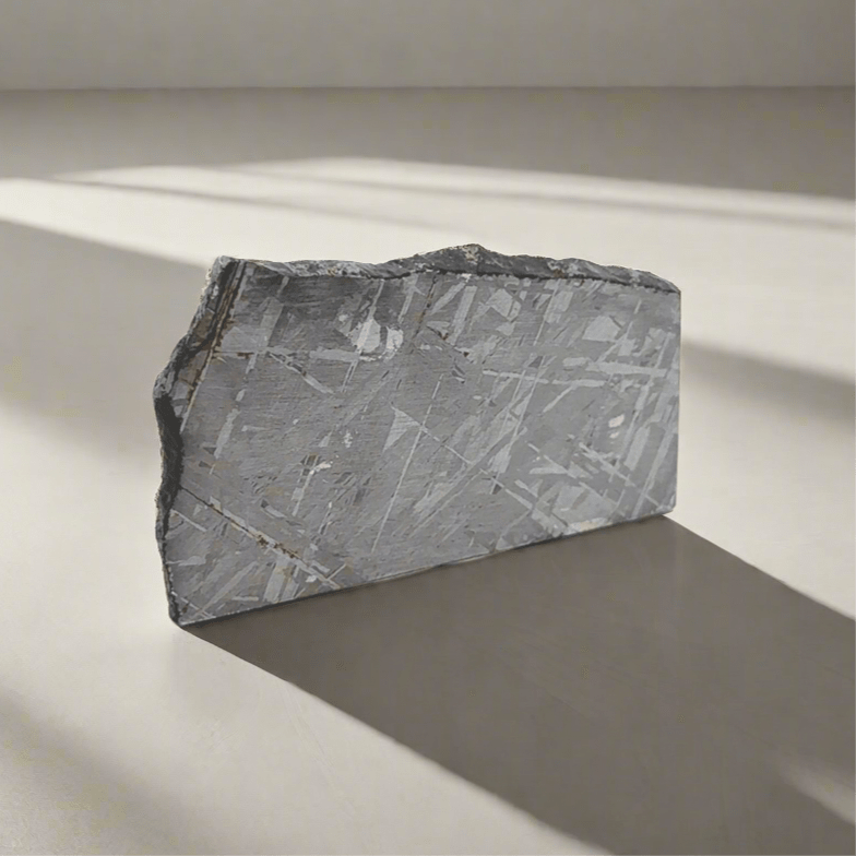 Kalifano Meteorites Gibeon Iron Meteorite Slice from Namibia 2.25" / 48 grams MTG3600.001