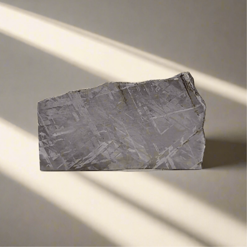 Kalifano Meteorites Gibeon Iron Meteorite Slice from Namibia 2.25" / 48 grams MTG3600.001