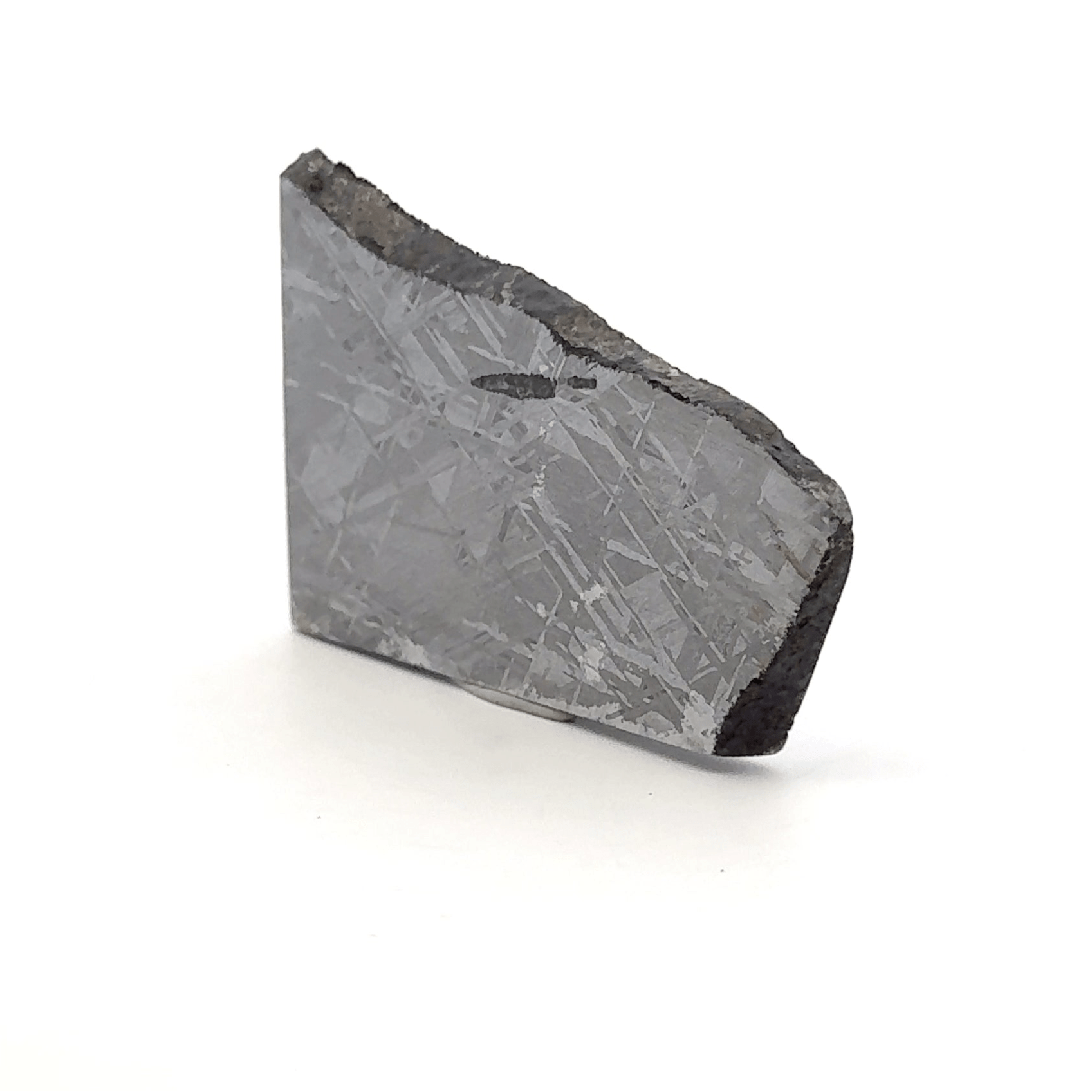 Kalifano Meteorites Gibeon Iron Meteorite Slice from Namibia 2.25" / 48 grams MTG3600.002