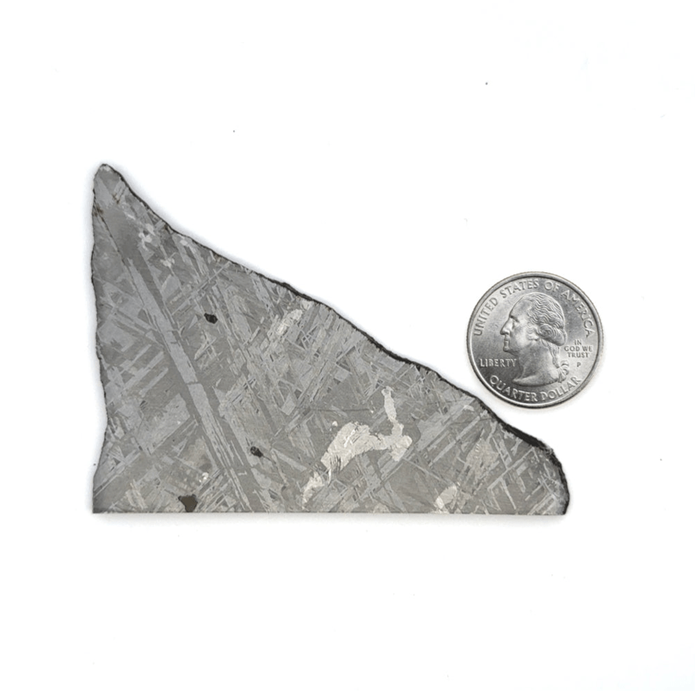 Kalifano Meteorites Gibeon Iron Meteorite Slice from Namibia 3.5" / 59 grams MTG4400.001