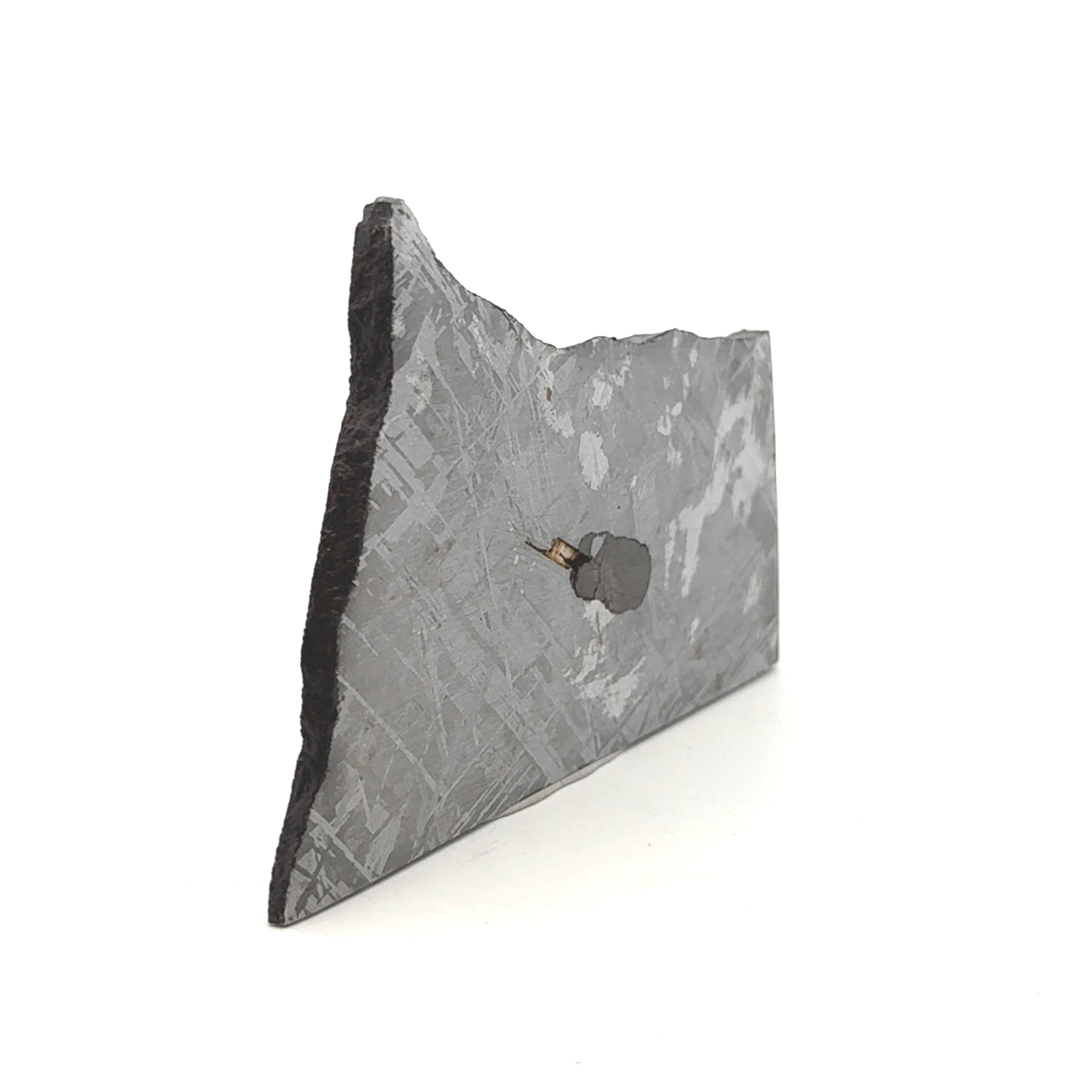 Kalifano Meteorites Gibeon Iron Meteorite Slice from Namibia 3" / 88 grams MTG6400.001
