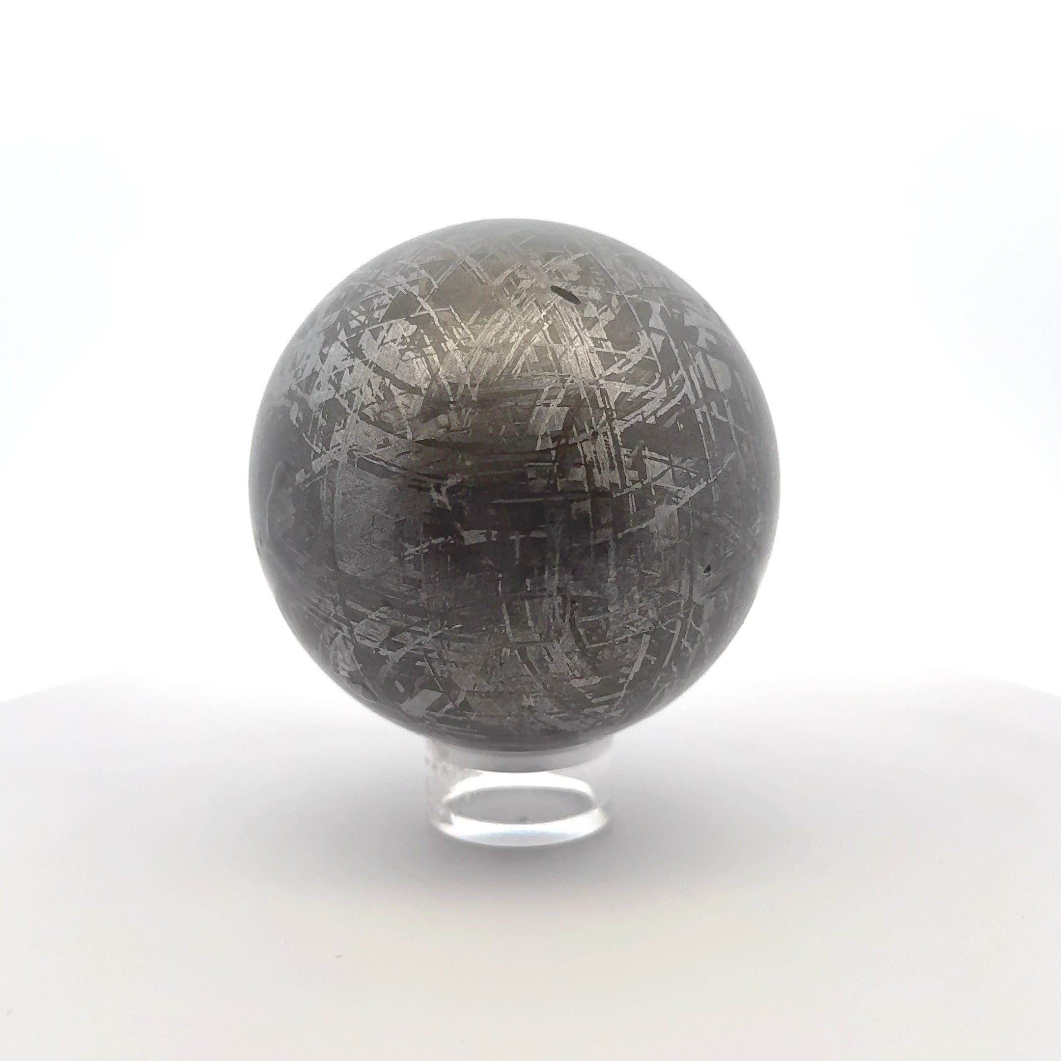 Kalifano Meteorites Gibeon Sphere Iron Meteorite from Namibia 2.75" / 1,323 grams MTG192000.001