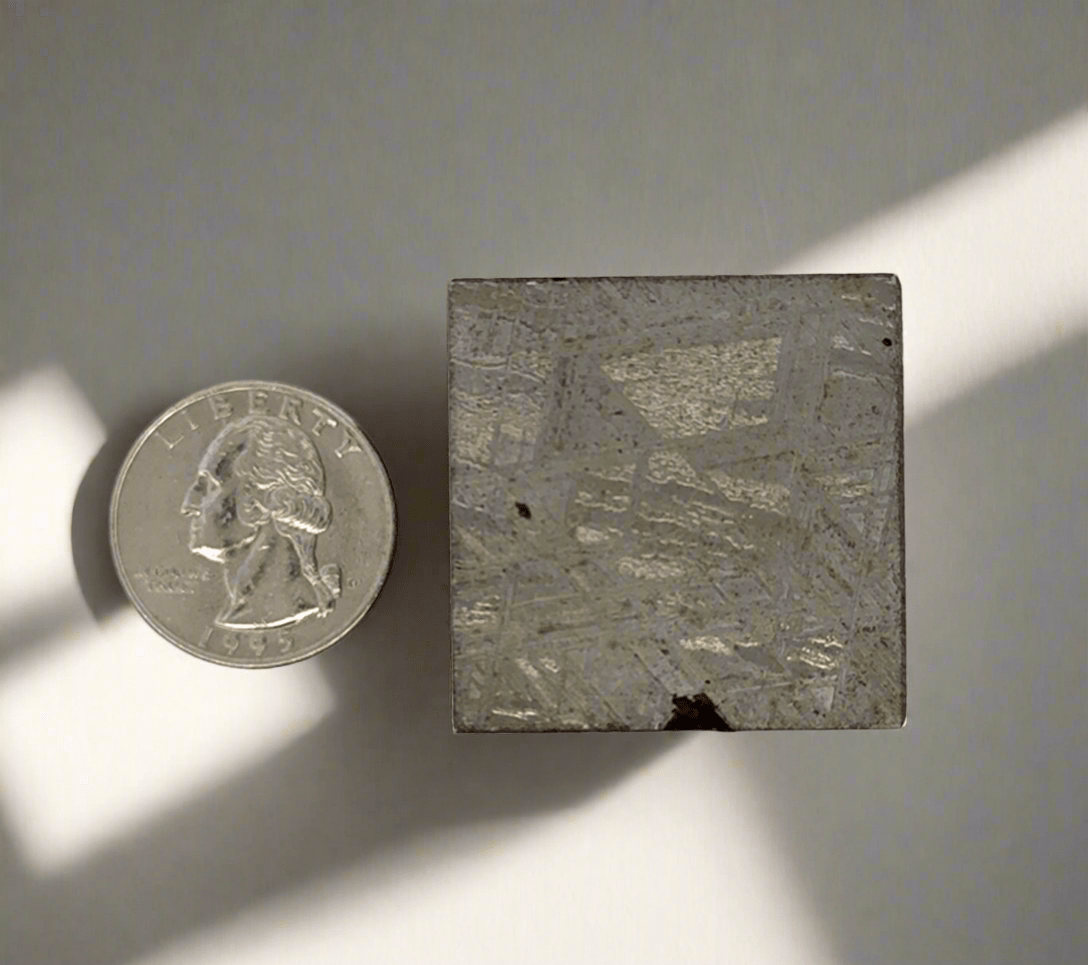 Kalifano Meteorites Muonionalusta Iron Meteorite Cube from Sweden 1.25" / 269 grams MTM13600.001
