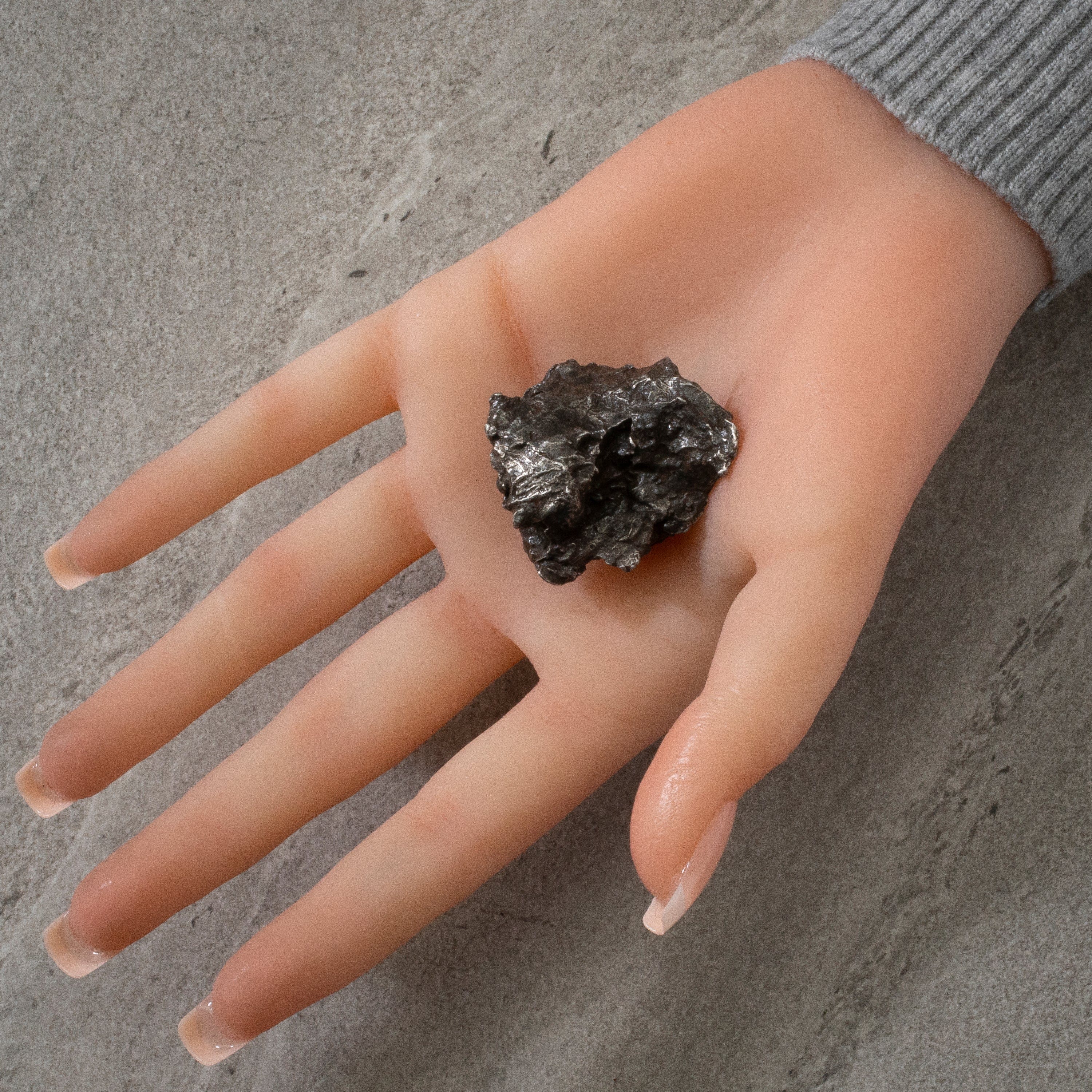 Kalifano Meteorites Natural Sikhote-Alin Meteorite from Russia- 1.4" / 65 grams MTS1500.006