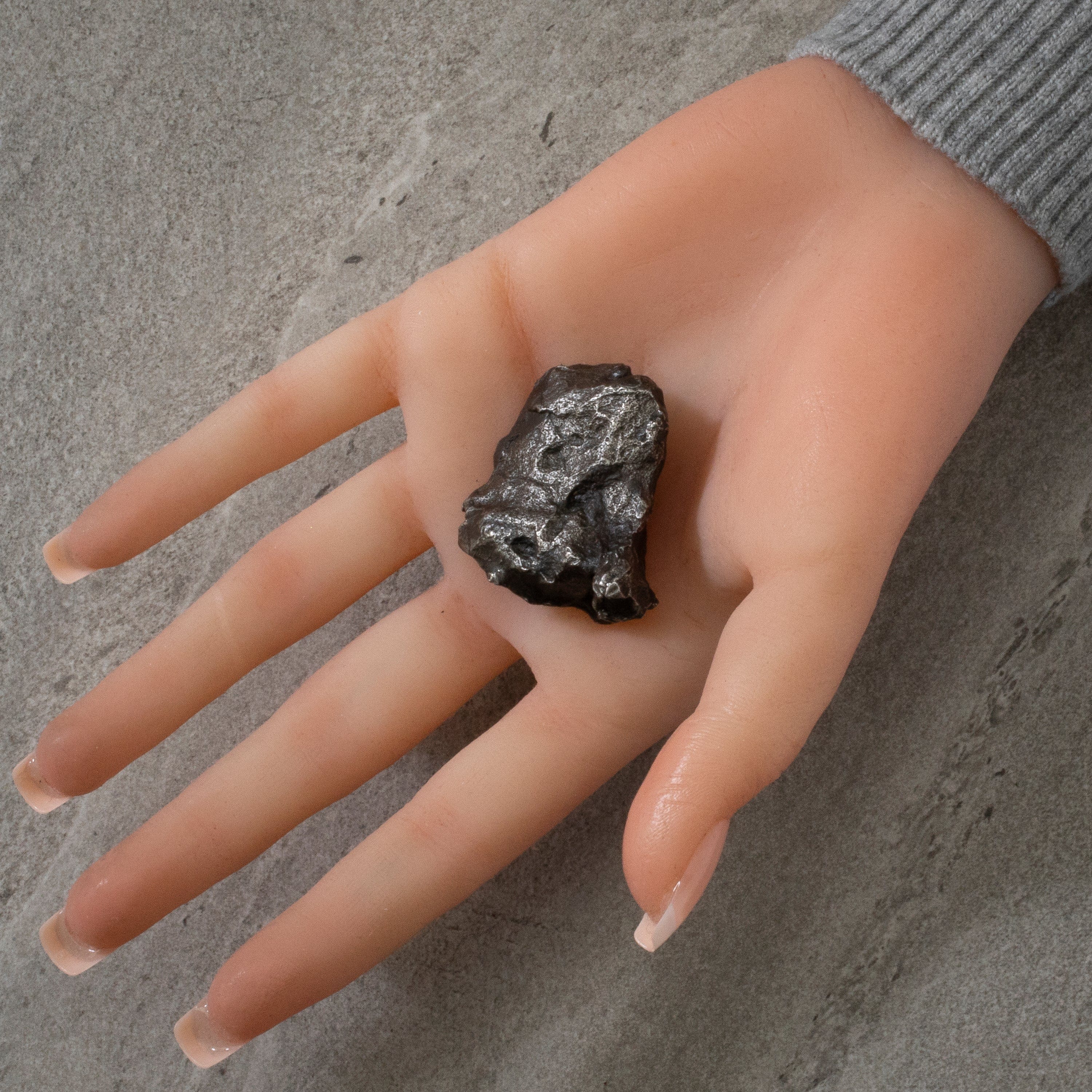 Kalifano Meteorites Natural Sikhote-Alin Meteorite from Russia- 1.7" / 54 grams MTS1200.019