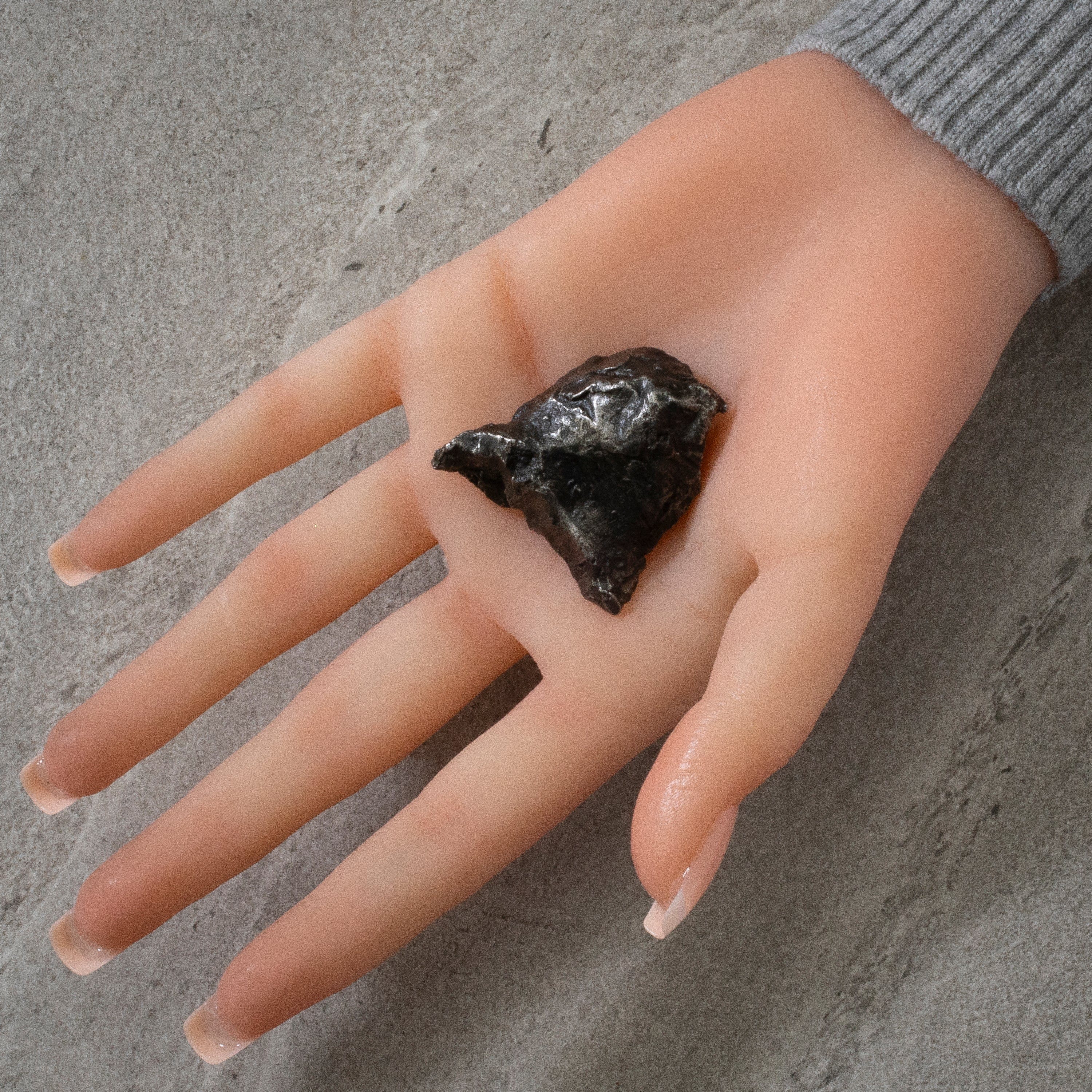 Kalifano Meteorites Natural Sikhote-Alin Meteorite from Russia- 1.7" / 54 grams MTS1200.021