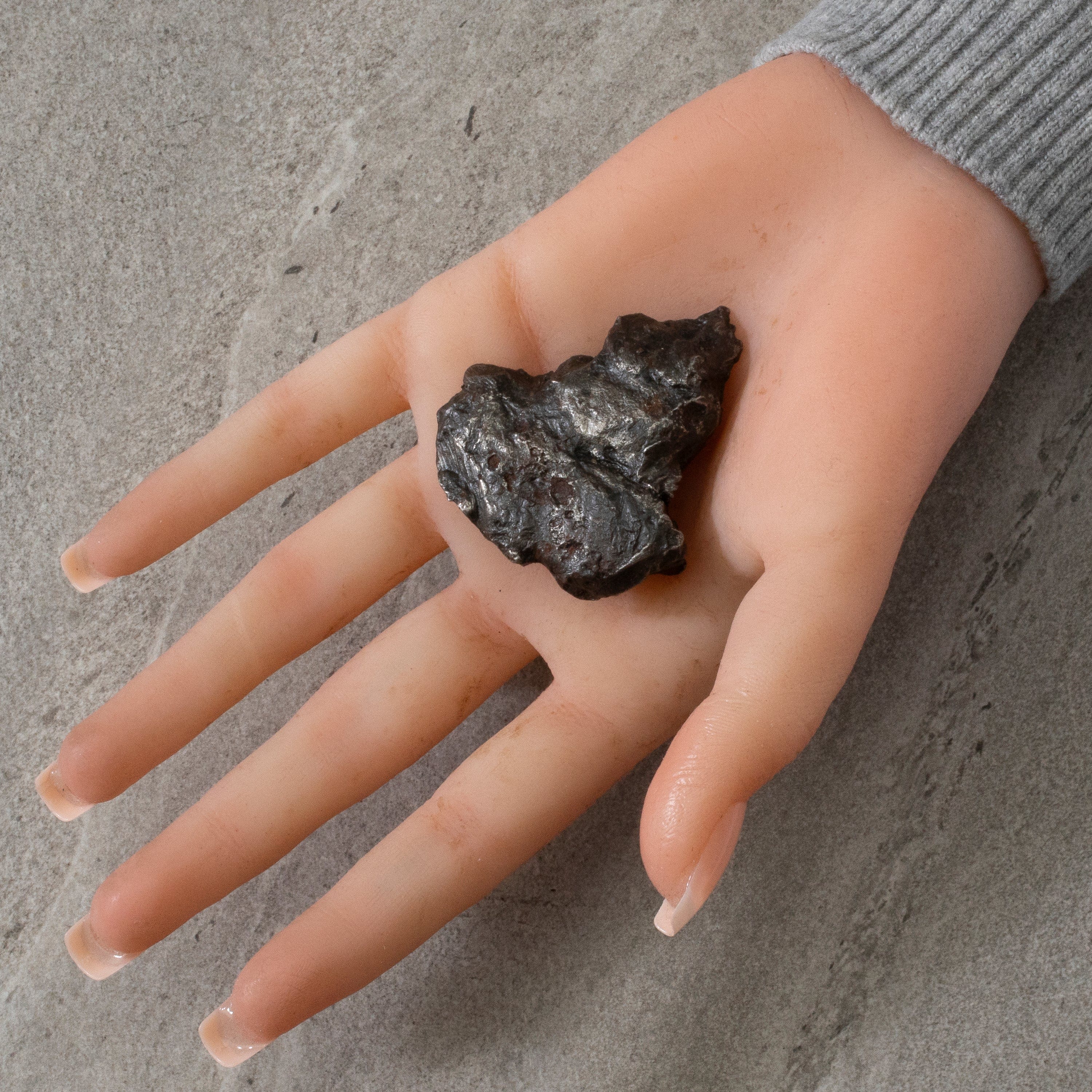 Kalifano Meteorites Natural Sikhote-Alin Meteorite from Russia- 1.9" / 72 grams MTS1600.010