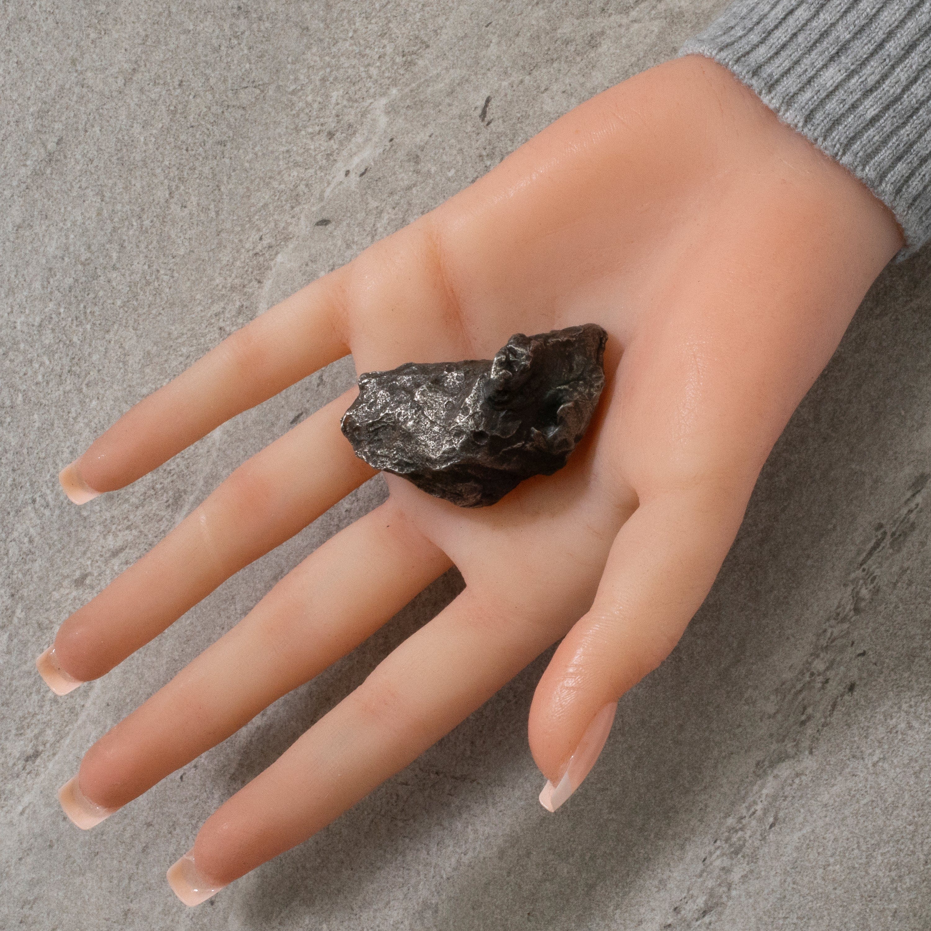 Kalifano Meteorites Natural Sikhote-Alin Meteorite from Russia- 1.9" / 78 grams MTS1800.006