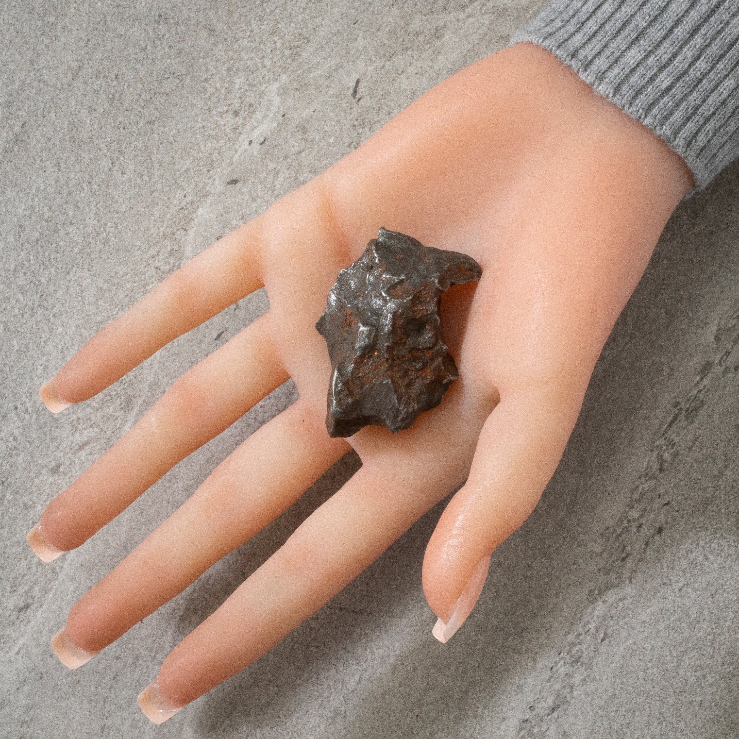 Kalifano Meteorites Natural Sikhote-Alin Meteorite from Russia- 1.9" / 82 grams MTS1800.007