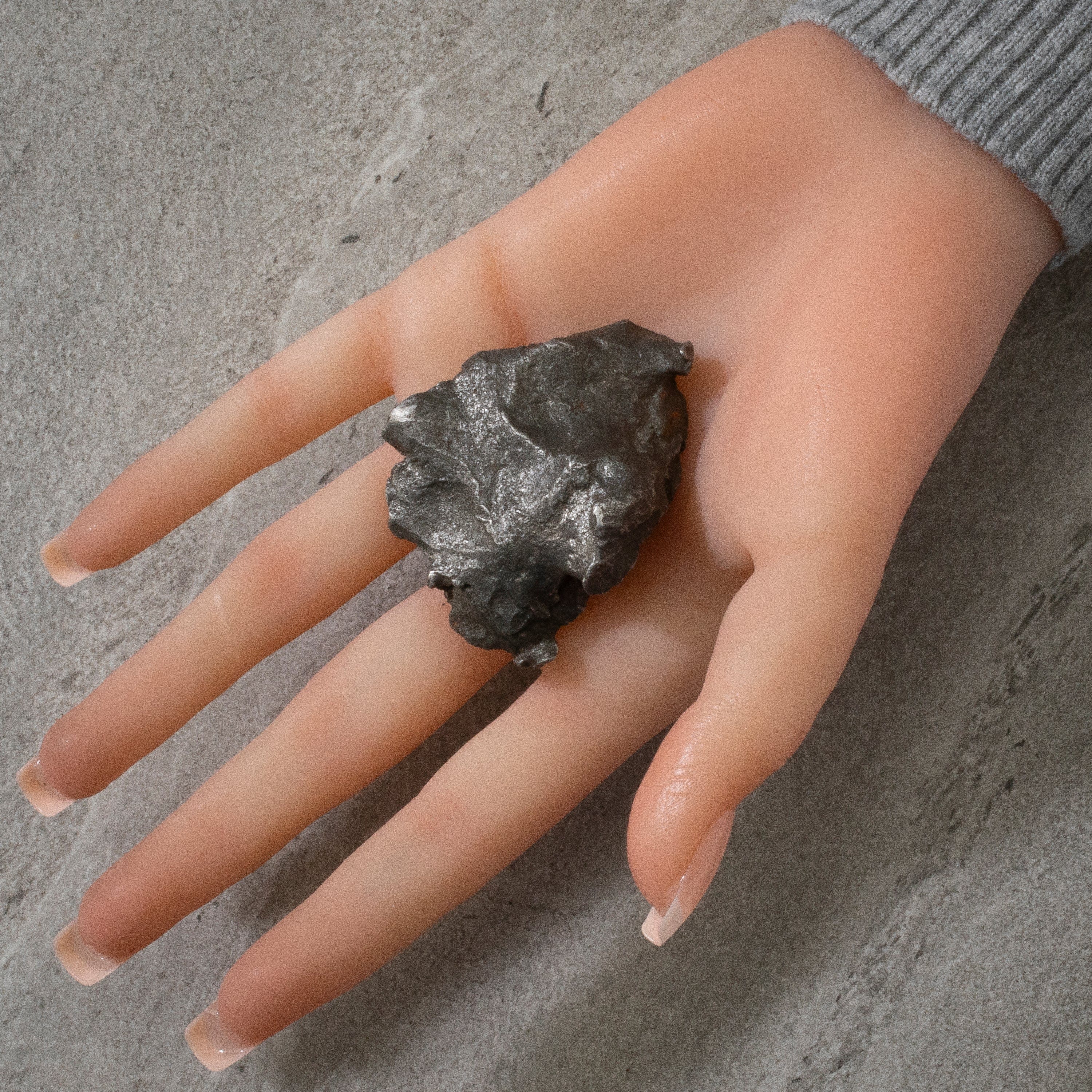 Kalifano Meteorites Natural Sikhote-Alin Meteorite from Russia- 2.1" / 101 grams MTS2300.003