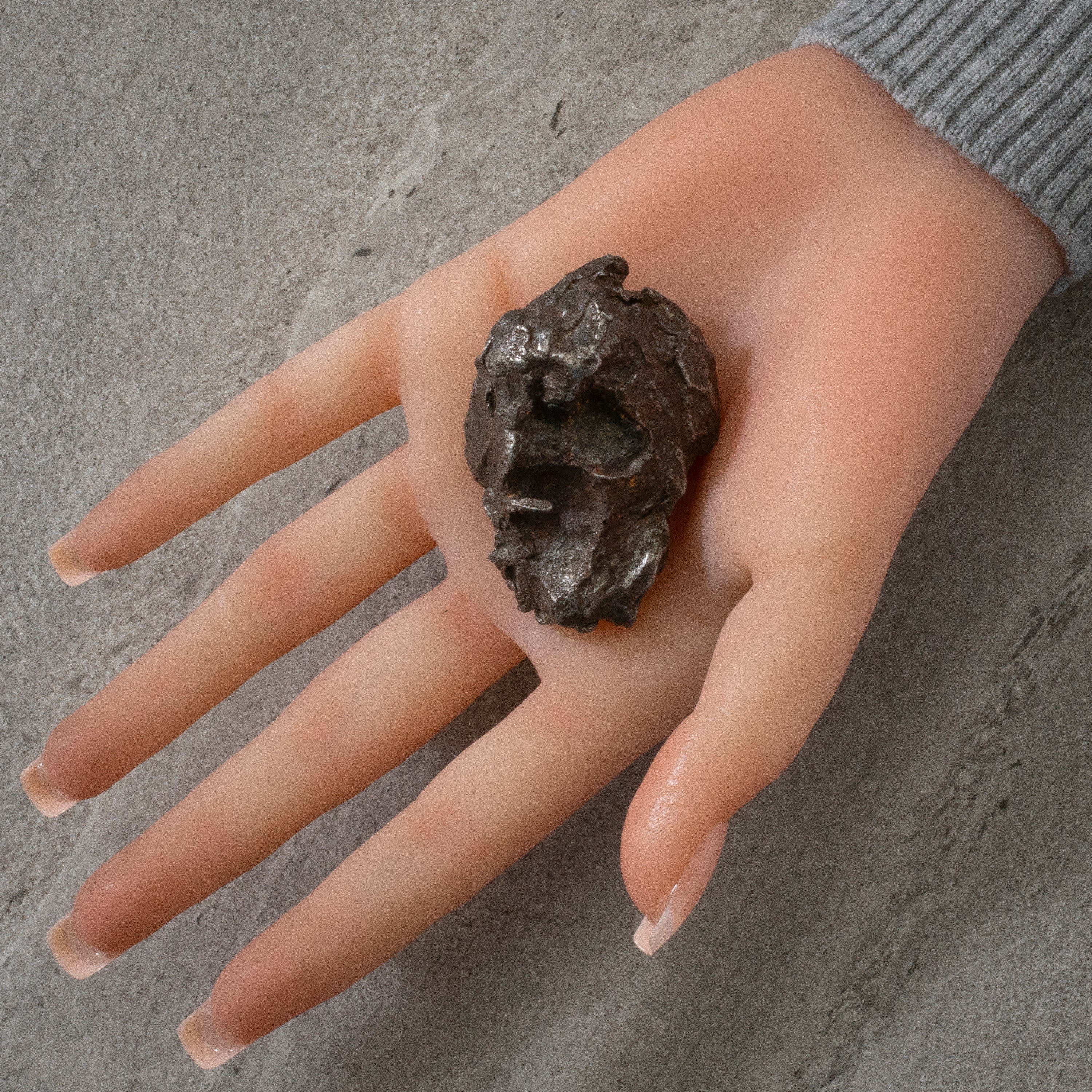 Kalifano Meteorites Natural Sikhote-Alin Meteorite from Russia- 2.1" / 147 grams MTS3300.005