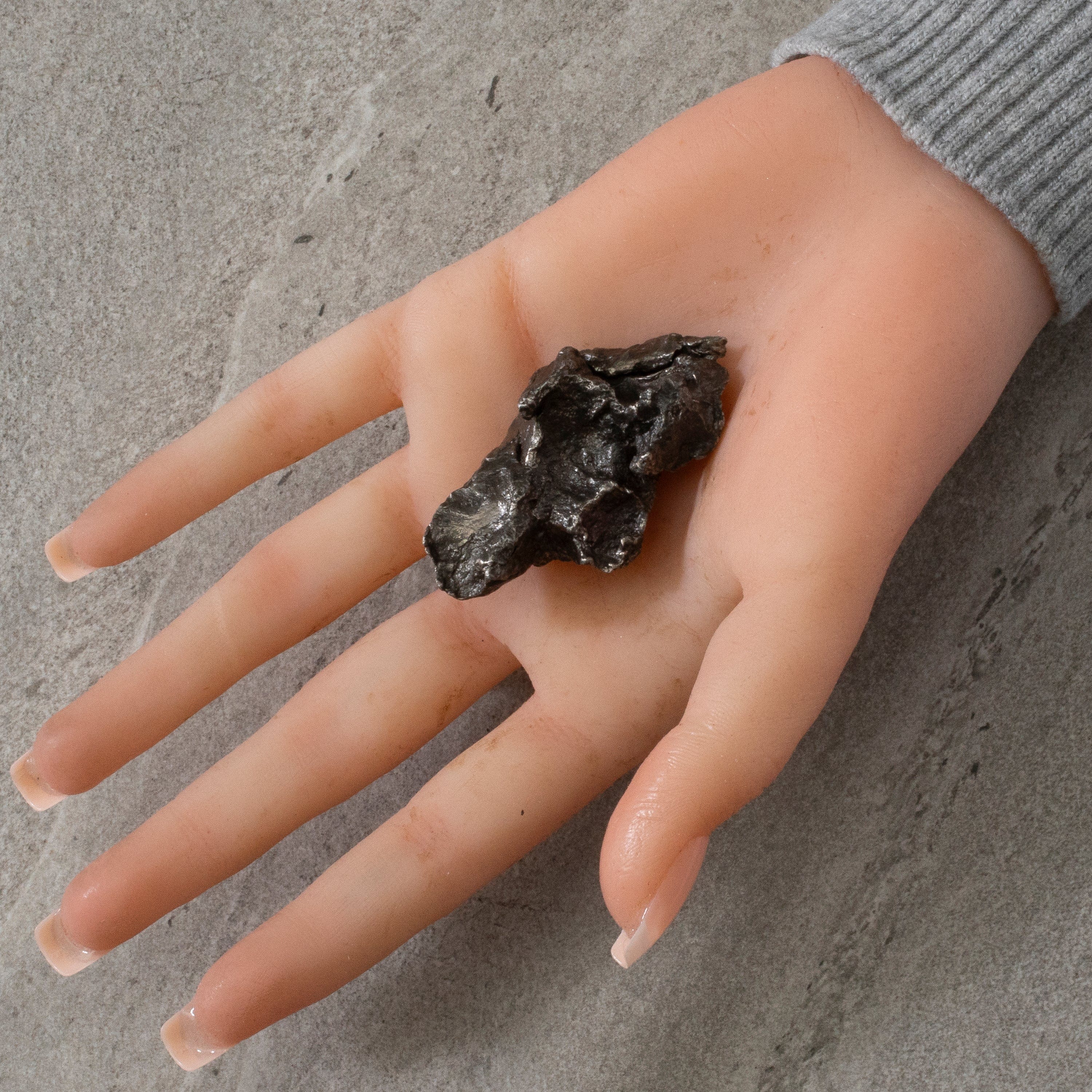 Kalifano Meteorites Natural Sikhote-Alin Meteorite from Russia- 2.1" / 63 grams MTS1400.013