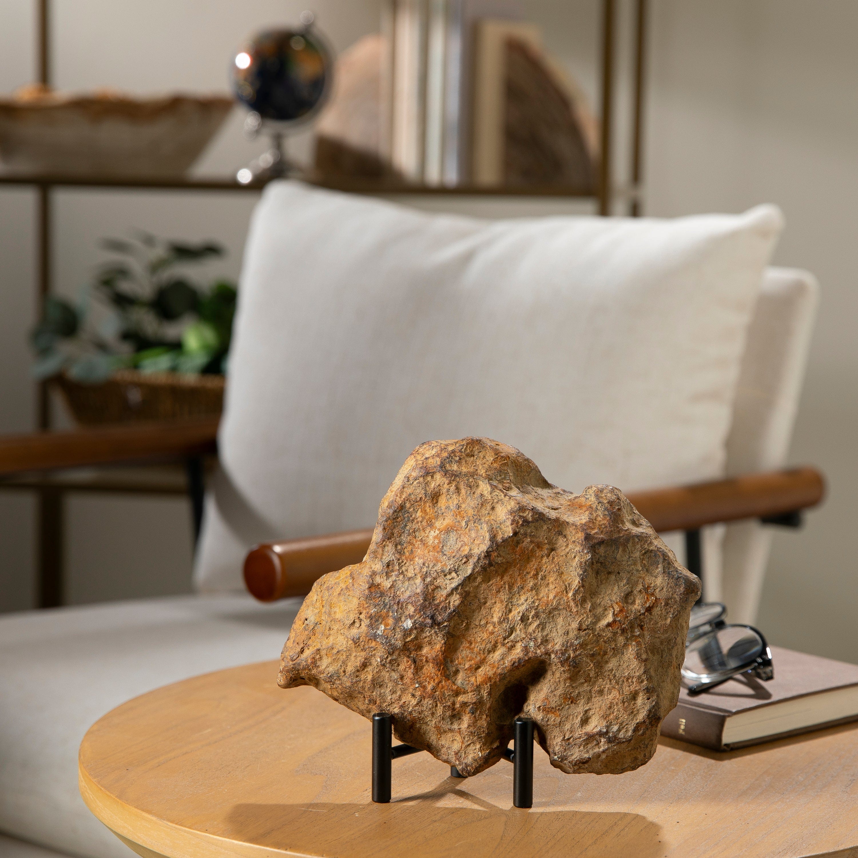 Kalifano Meteorites Seymchan Pallasite Stony-iron Meteorite from Russia 7" / 4,787 grams MTS176000.001