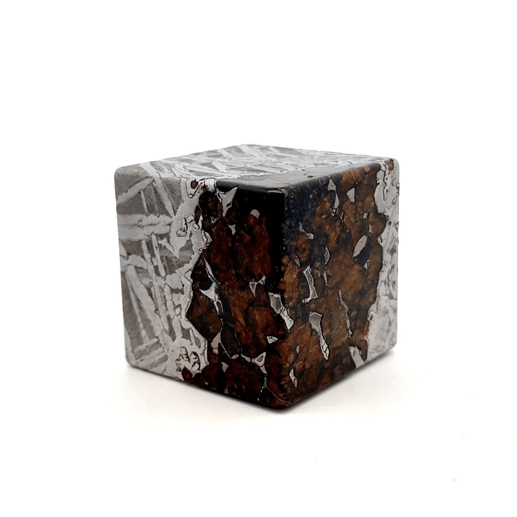 Kalifano Meteorites Seymchan with Pallasite Stony-iron Meteorite from Russia 1.75" / 734 grams MTS74000.001