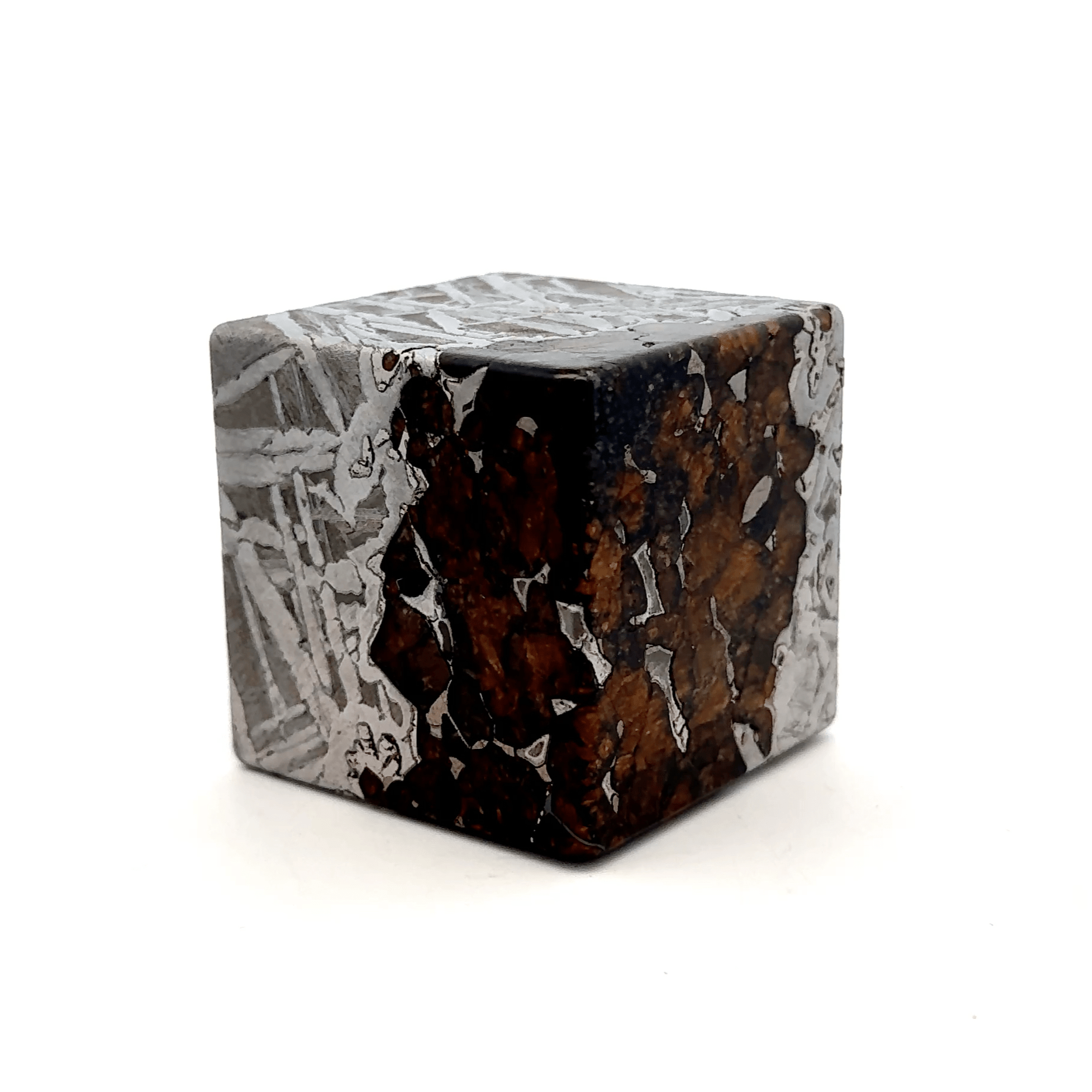 Kalifano Meteorites Seymchan with Pallasite Stony-iron Meteorite from Russia 1.75" / 734 grams MTS74000.001