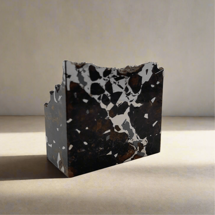 Kalifano Meteorites Seymchan with Pallasite Stony-iron Meteorite from Russia 2" / 206 grams MTS18400.002