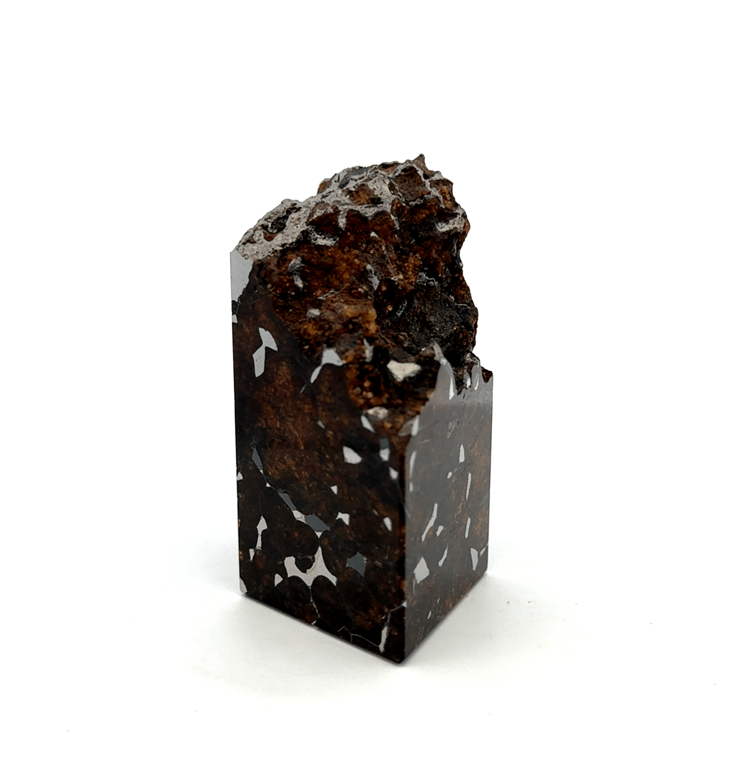 Kalifano Meteorites Seymchan with Pallasite Stony-iron Meteorite from Russia 2.25" / 217 grams MTS22400.001