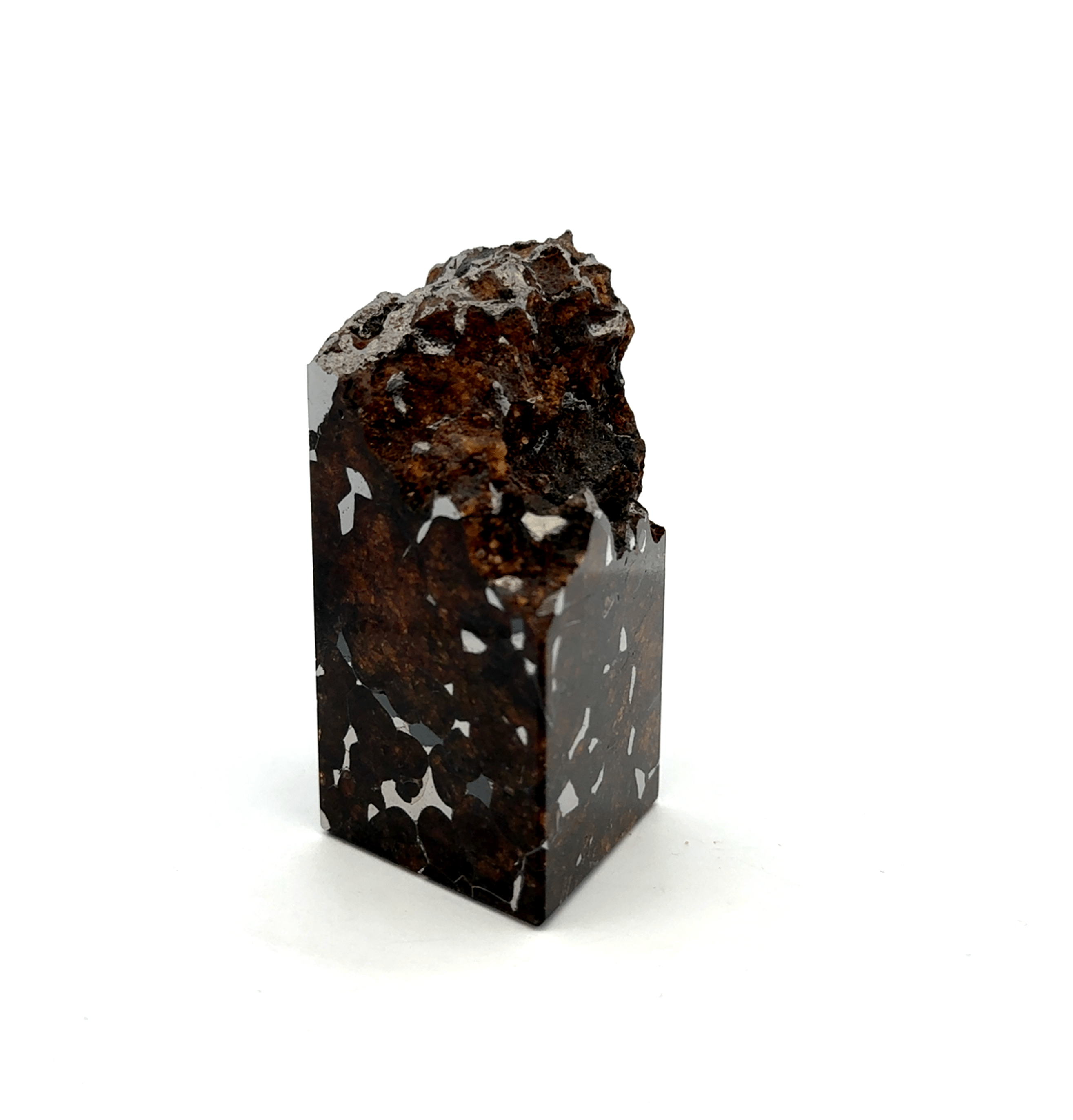 Kalifano Meteorites Seymchan with Pallasite Stony-iron Meteorite from Russia 2.25" / 217 grams MTS22400.001