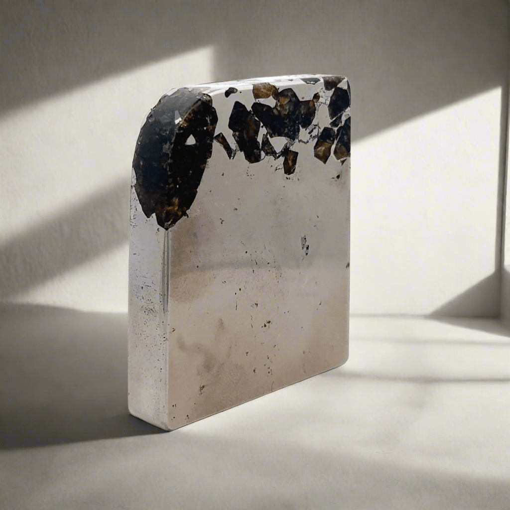 Kalifano Meteorites Seymchan with Pallasite Stony-iron Meteorite from Russia 2.5" / 355 grams MTS18400.001