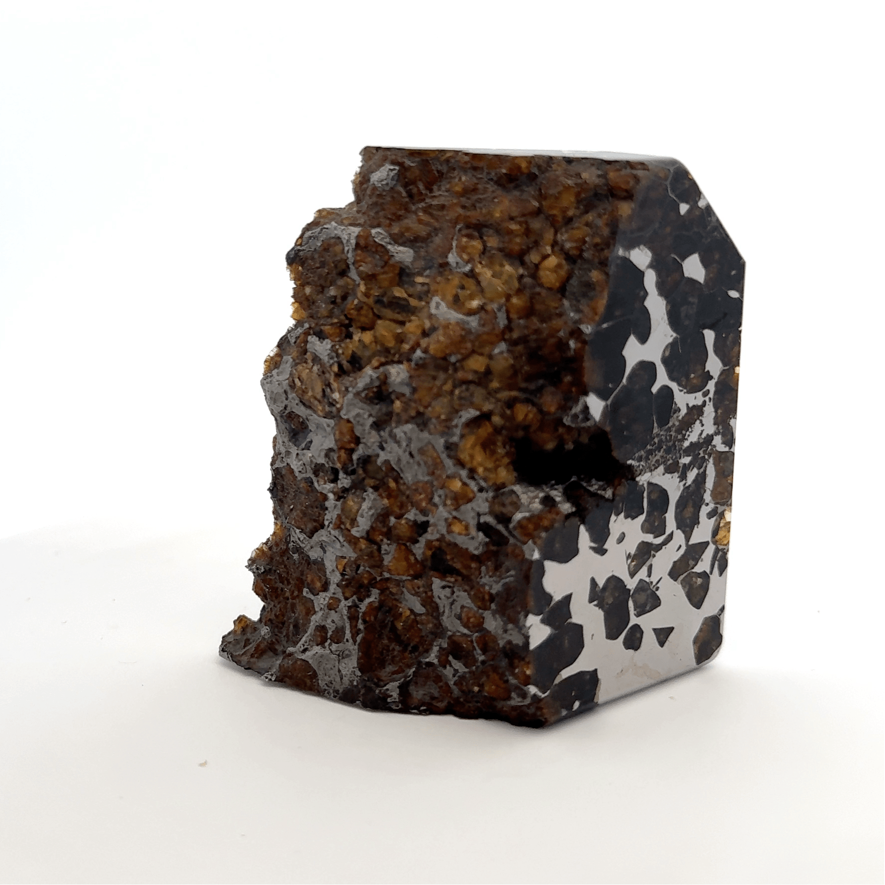 Kalifano Meteorites Seymchan with Pallasite Stony-iron Meteorite from Russia 2.75" / 269 grams MTS26000.001