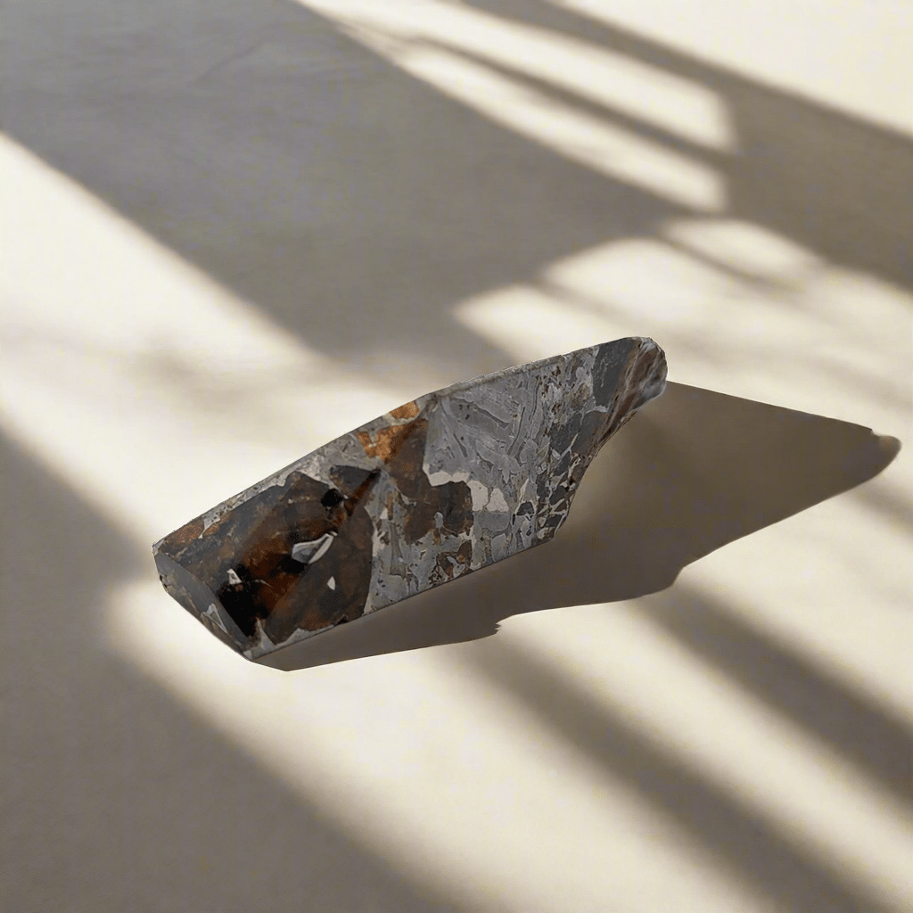 Kalifano Meteorites Seymchan with Pallasite Stony-iron Meteorite from Russia 3.75" / 137 grams MTS10400.001