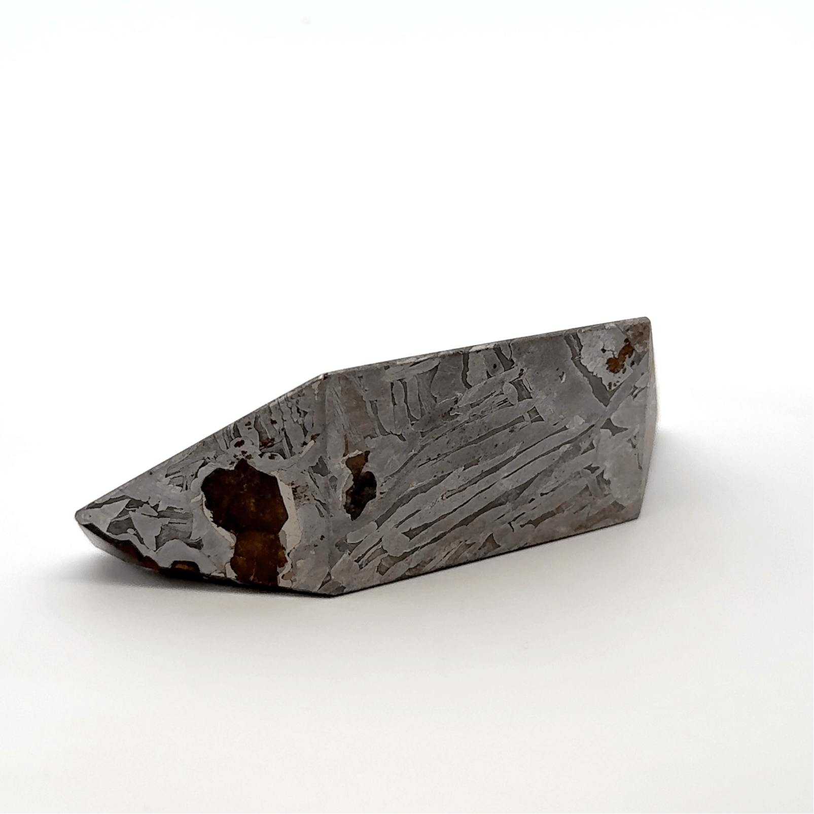 Kalifano Meteorites Seymchan with Pallasite Stony-iron Meteorite from Russia 3.75" / 210 grams MTS11200.001